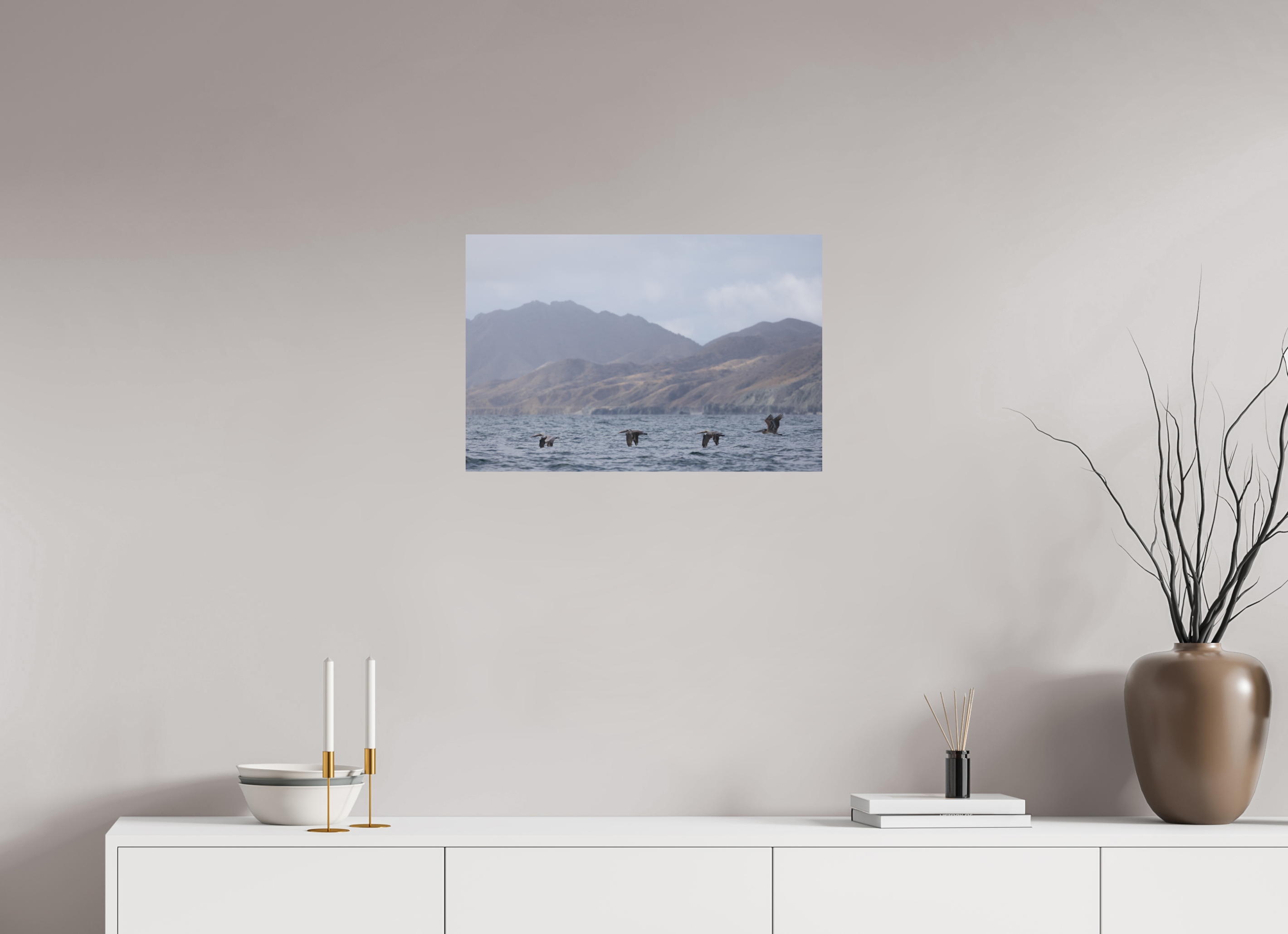 24 x 16″, Metal Morning Flight