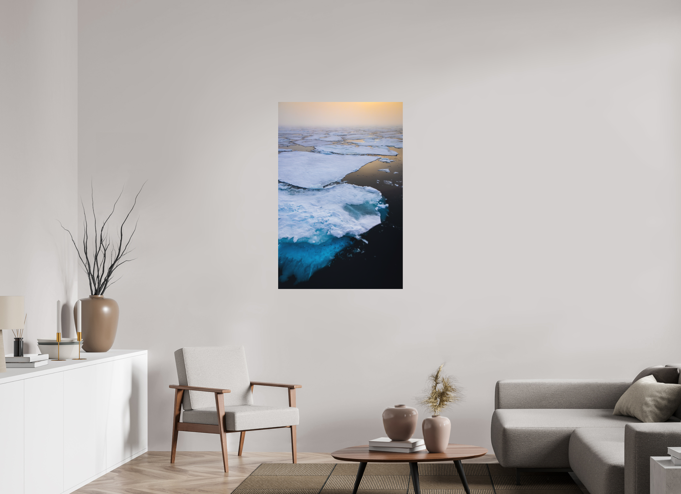 30 x 45″, Metal ARCTIC DRIFT