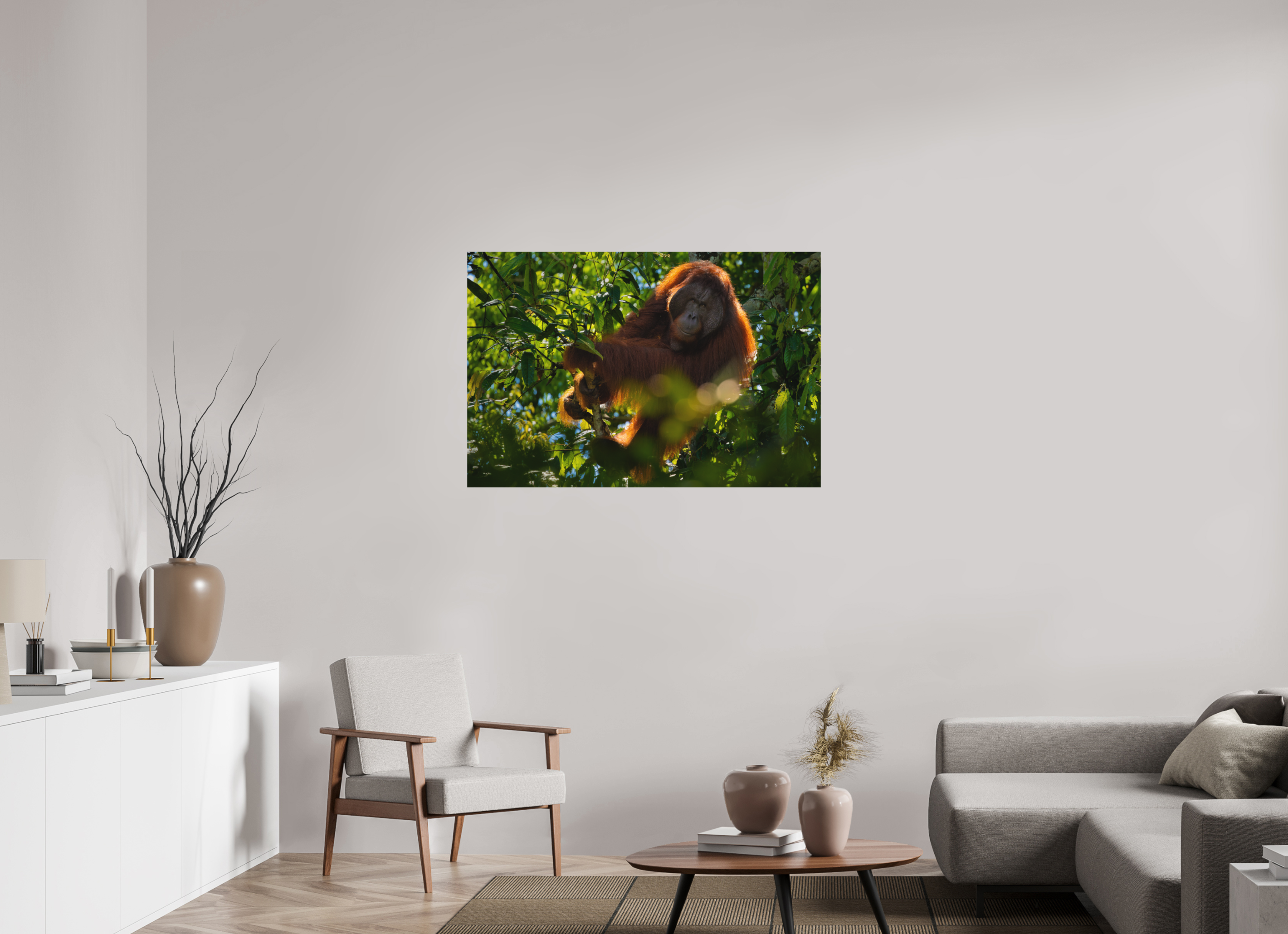 45 x 30″, Metal In the Canopy