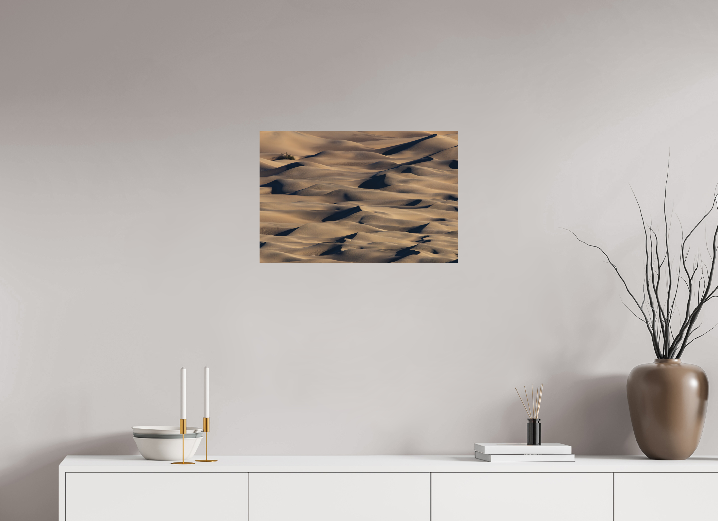 24 x 16″, Metal DUNE CURVES