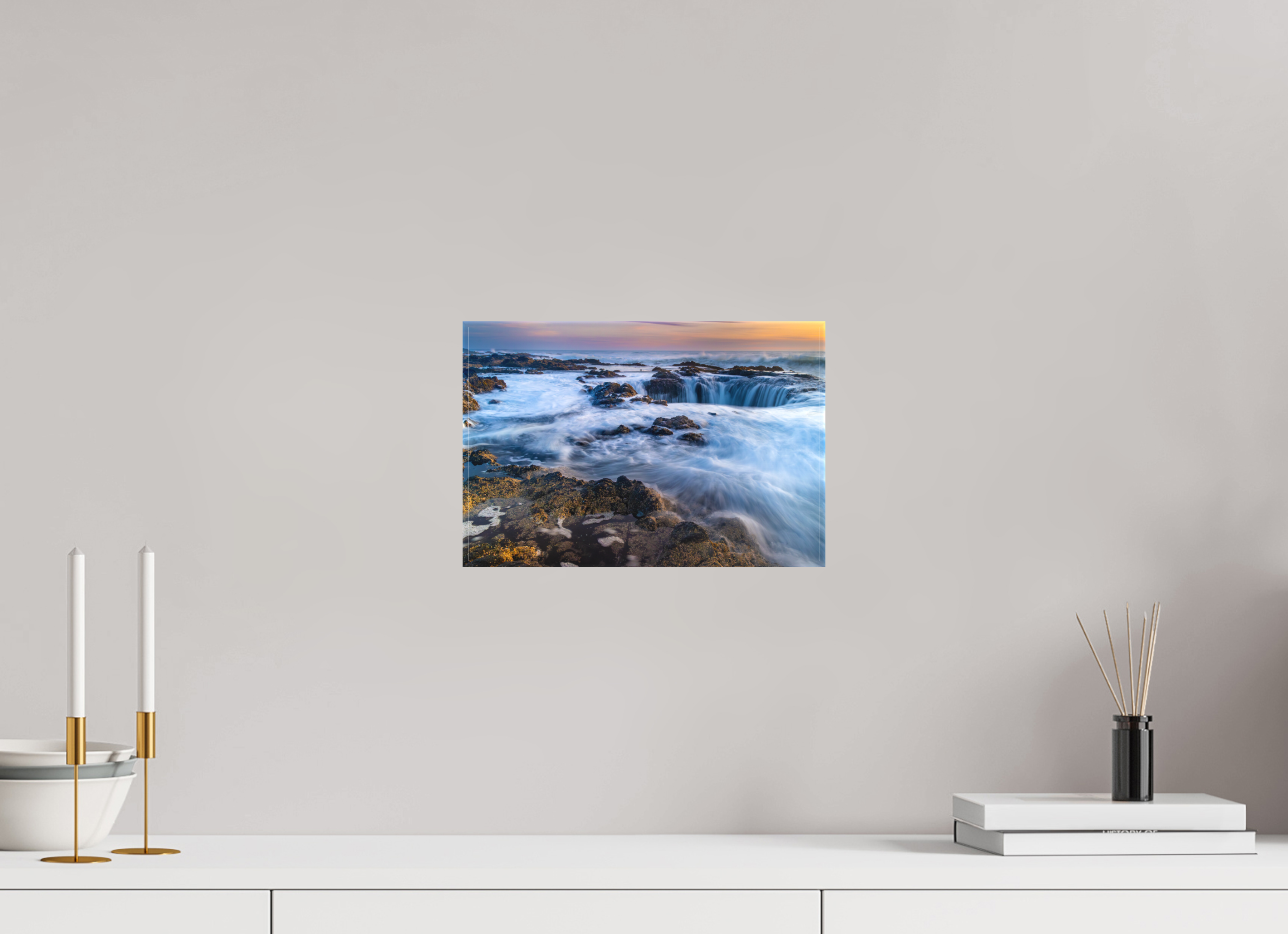 12 x 8″, Canvas Thor's Well