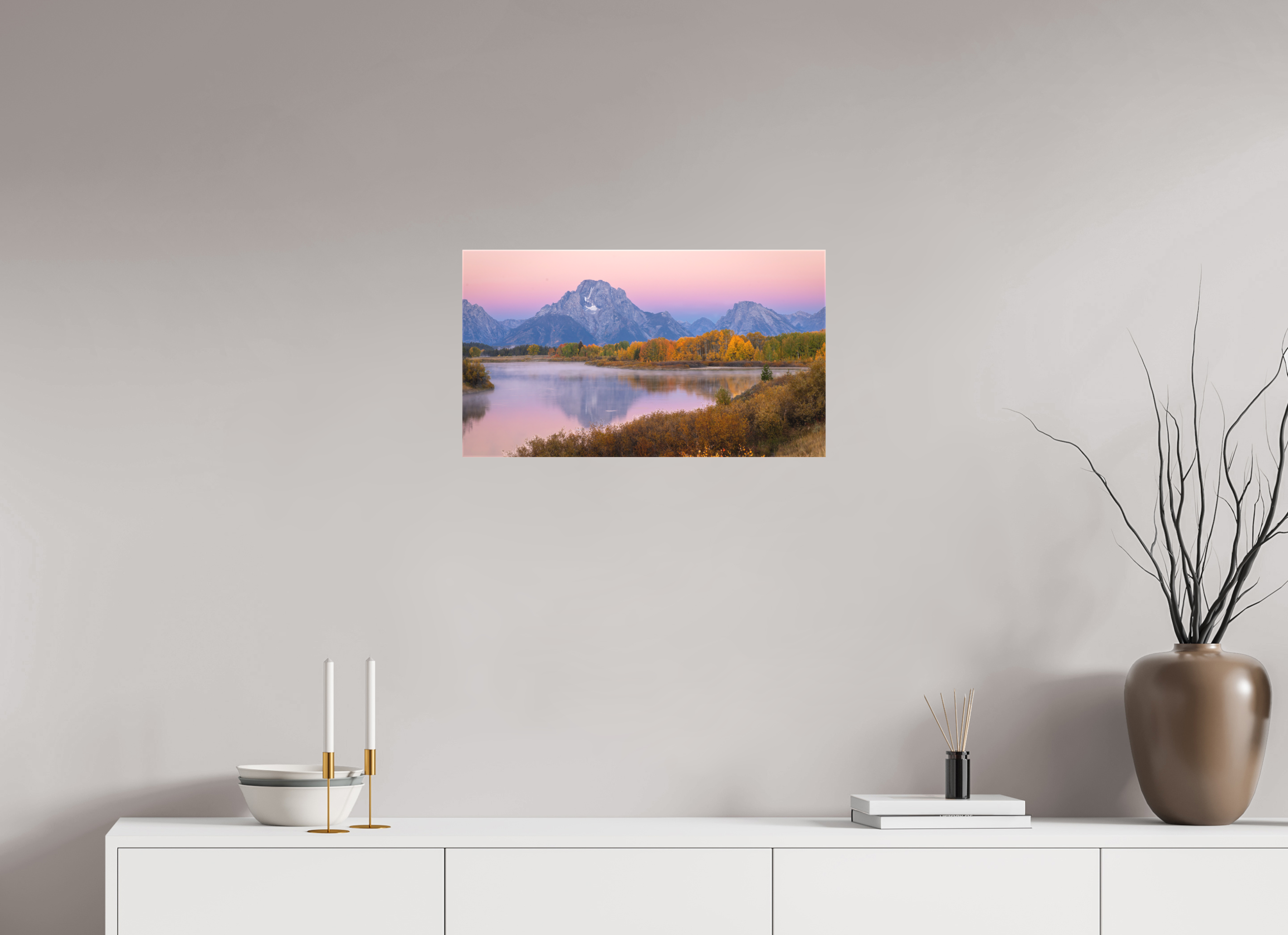24 x 13.5″, Canvas TETON REFLECTION