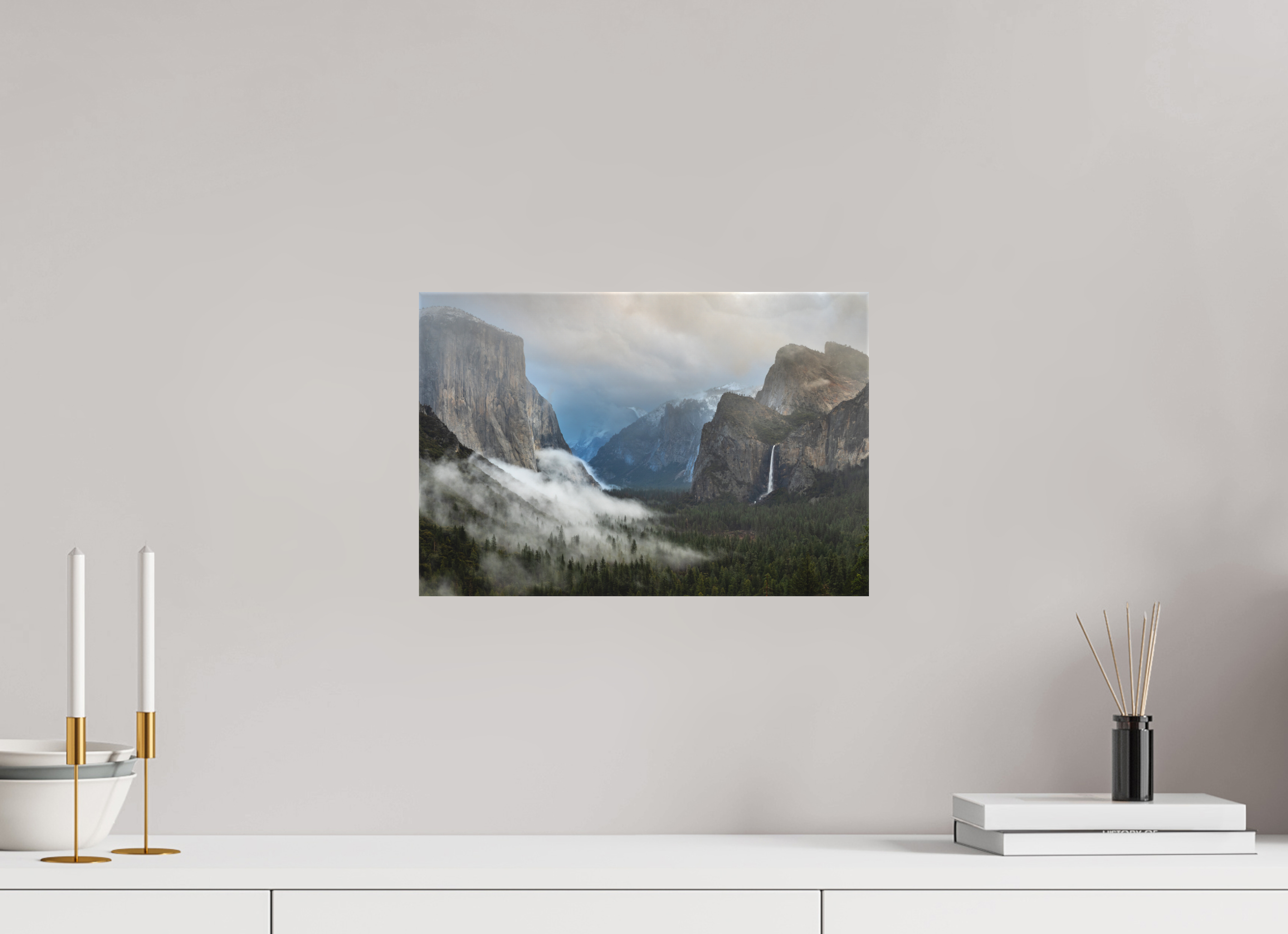 15 x 10″, Canvas Morning Mist, Yosemite Valley