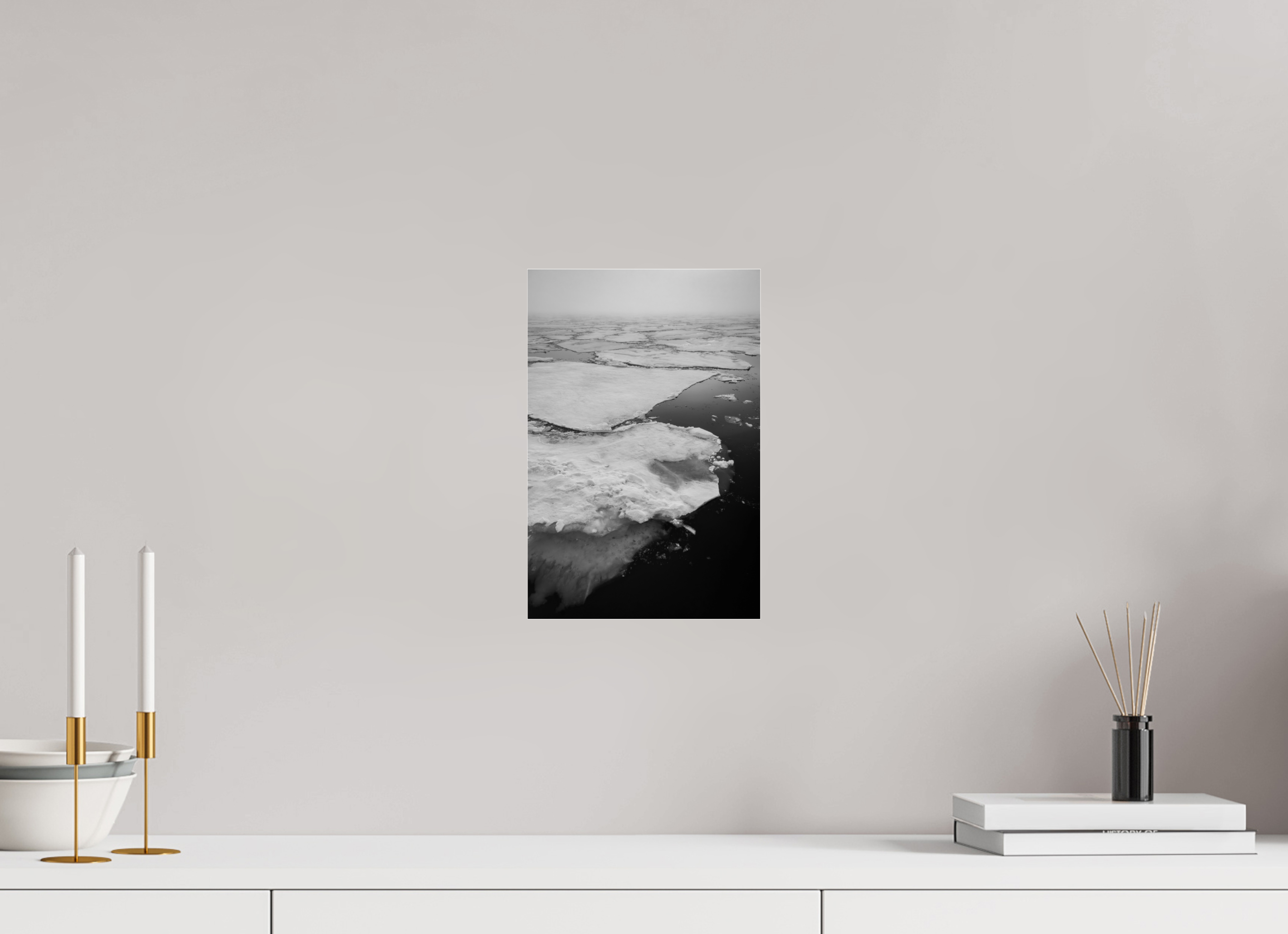 8 x 12″, acrylic ARCTIC DRIFT