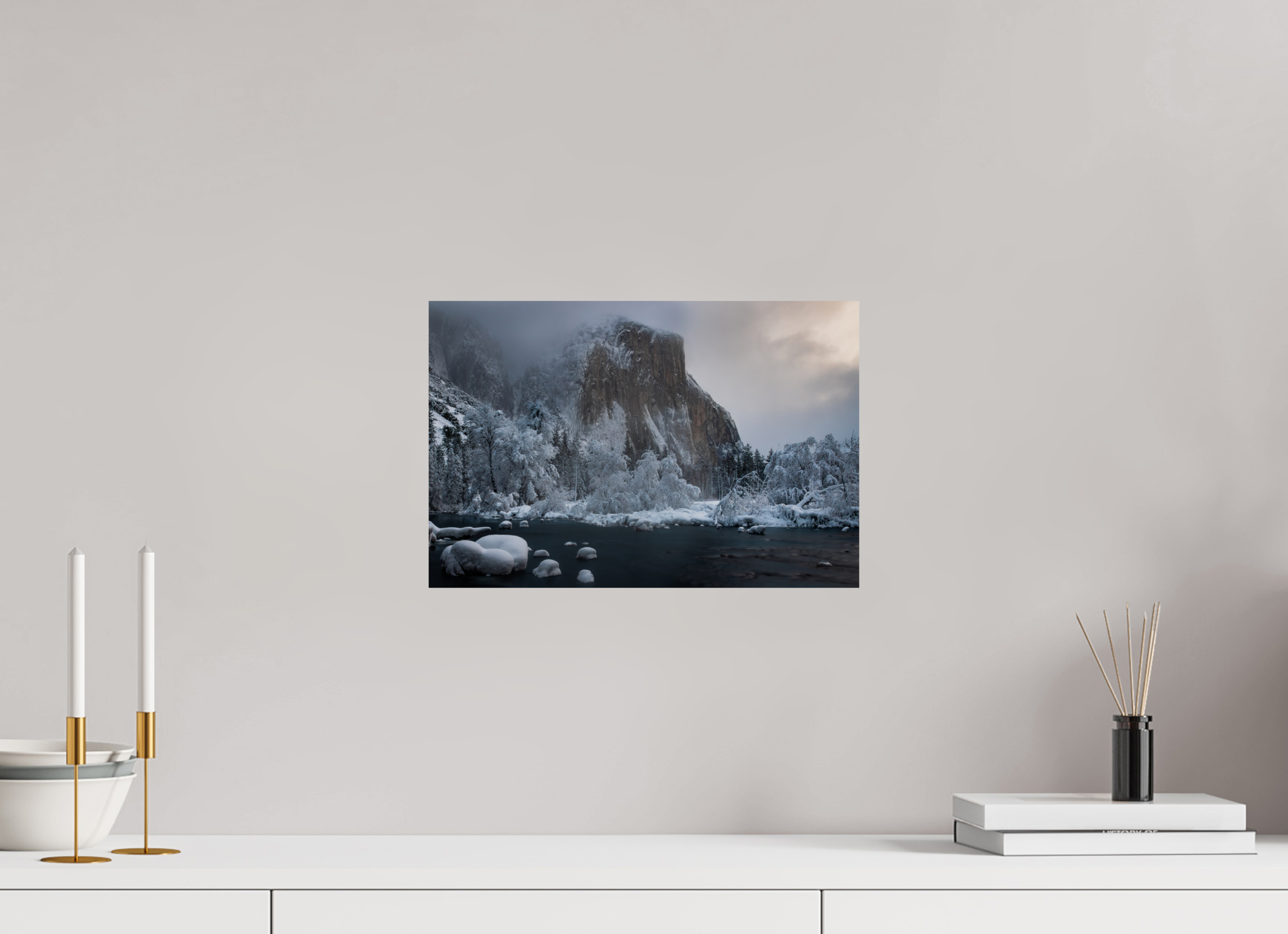 15 x 10″, Fine Art prints El Capitan in Ice and Shadow