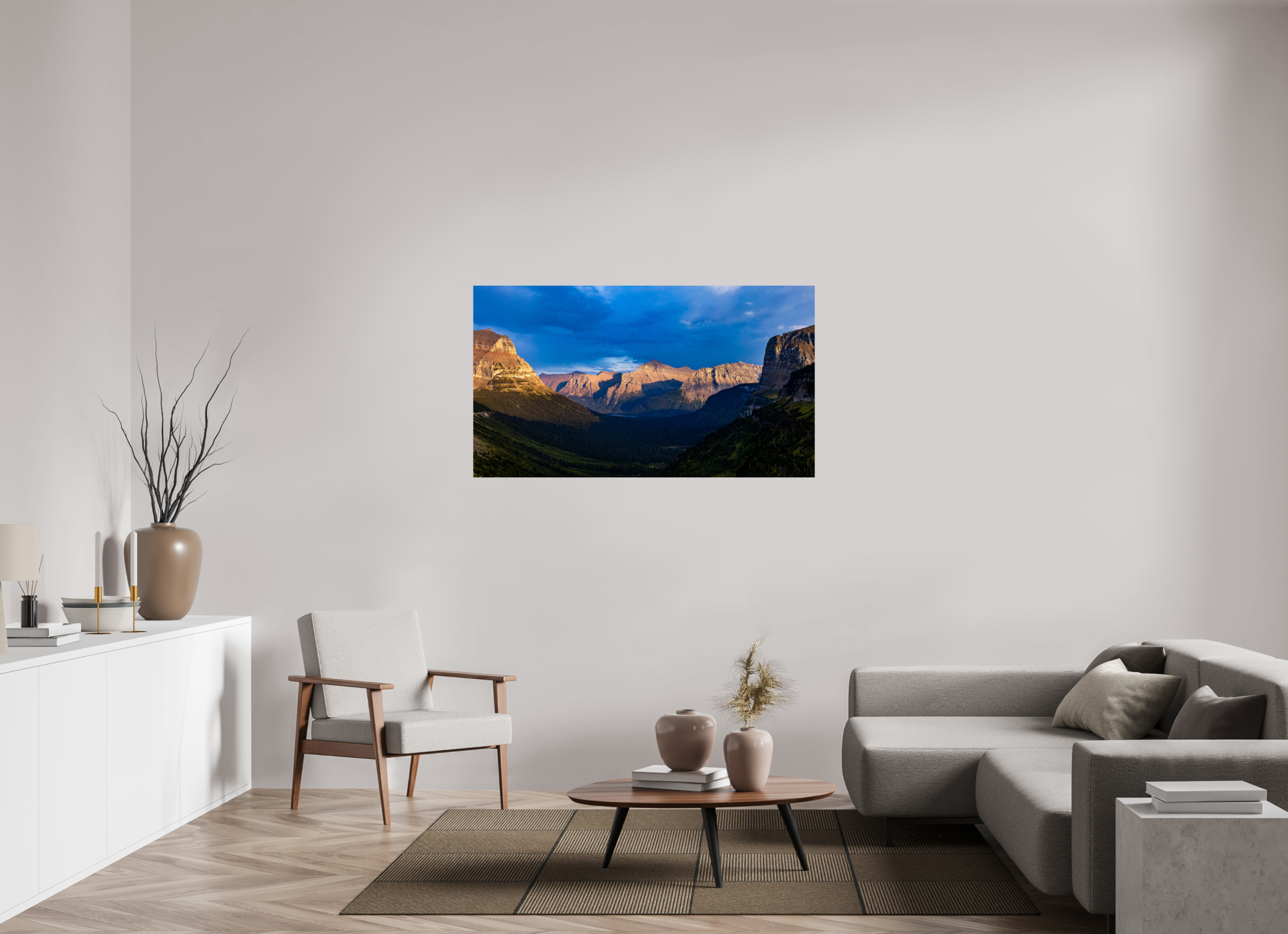 55 x 30.9″, Fine Art prints Autumn in Glacier