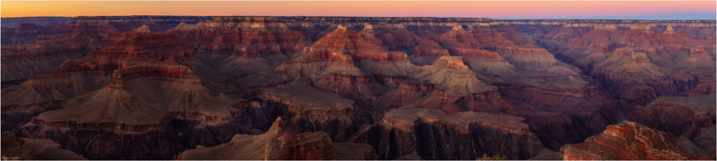 Main image Grand Canyon Panorama – Wide Format Sunset Photography Print