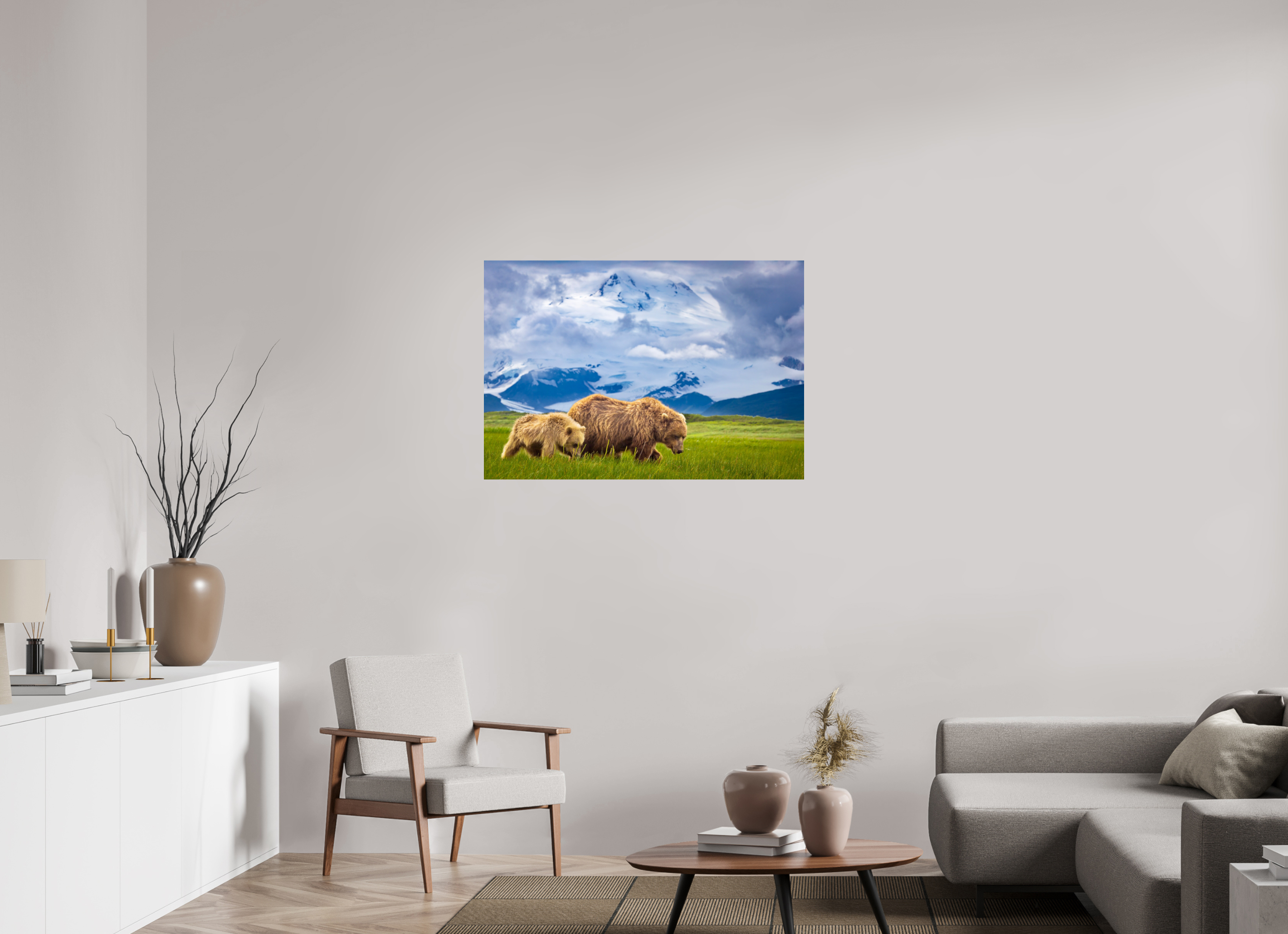 40.9 x 28″, Fine Art prints Coastal Bears