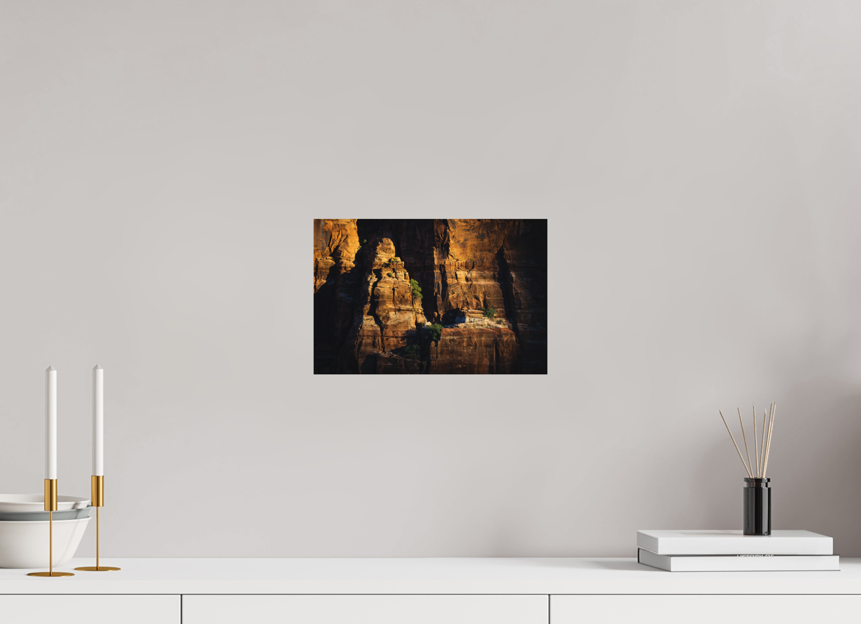 12 x 8″, Metal Canyon Walls – Southwest Desert Fine Art Photography Print