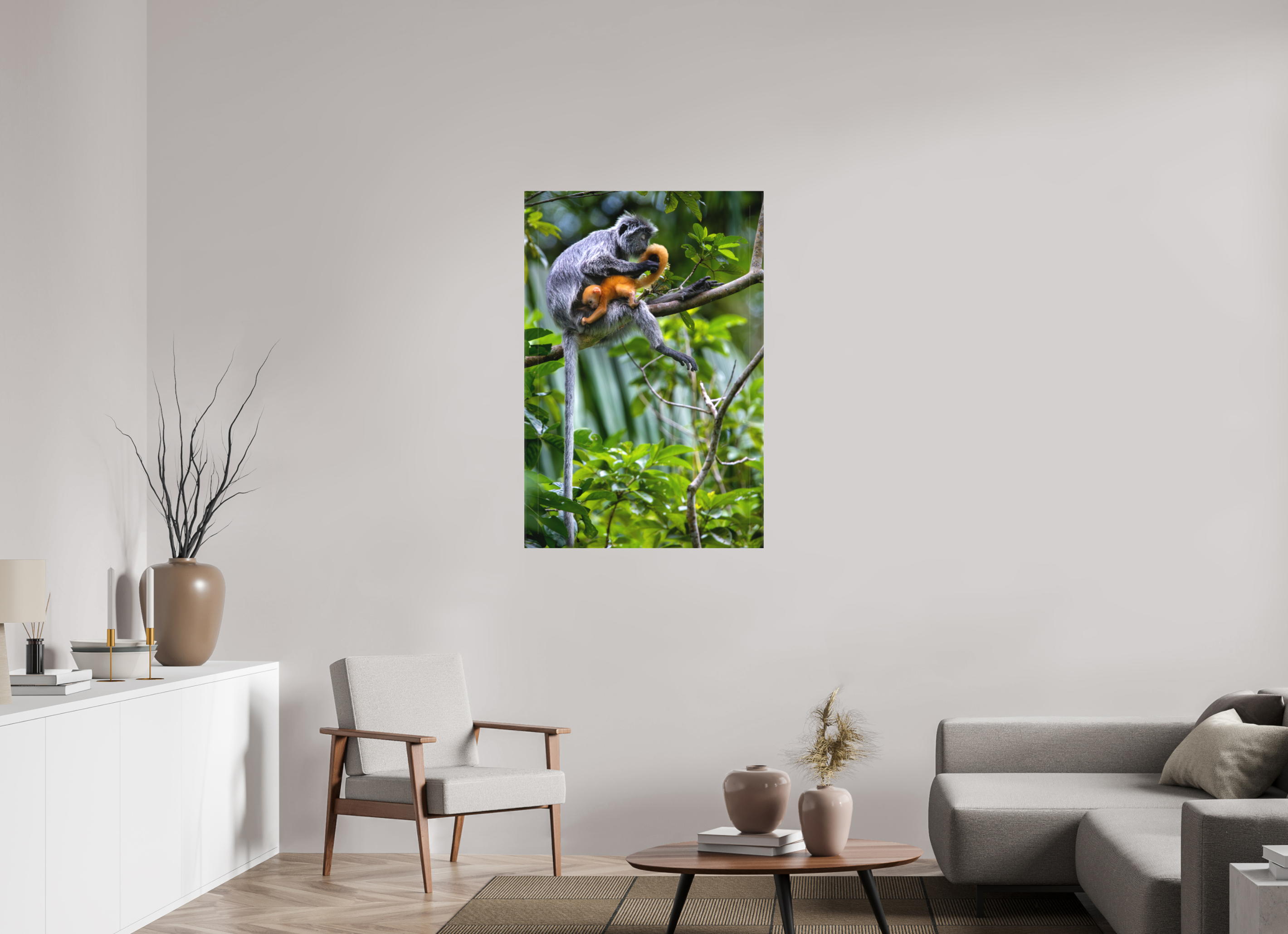30 x 45″, Canvas treetop watch