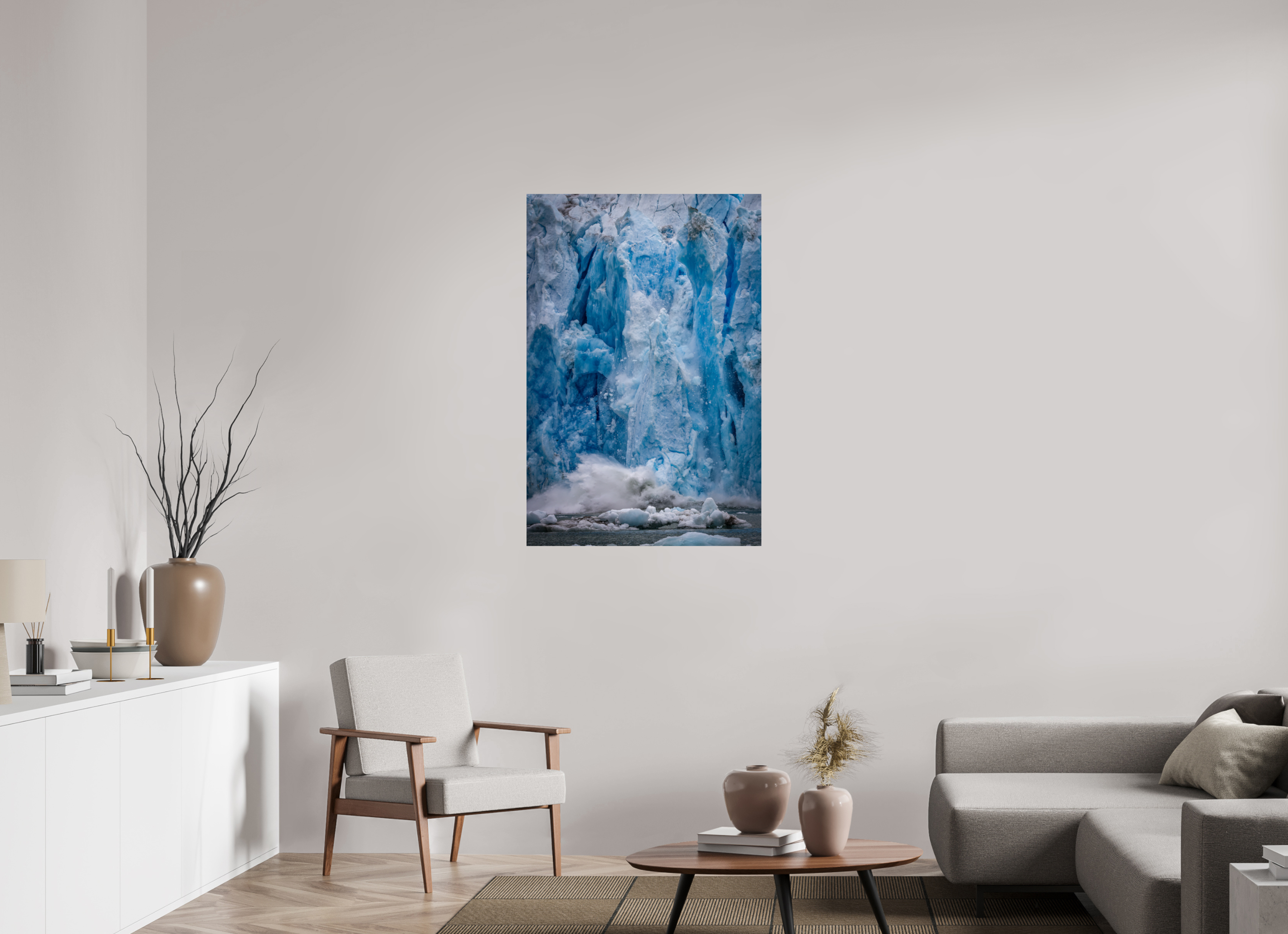 30 x 45″, Fine Art prints BLUE GLACIER