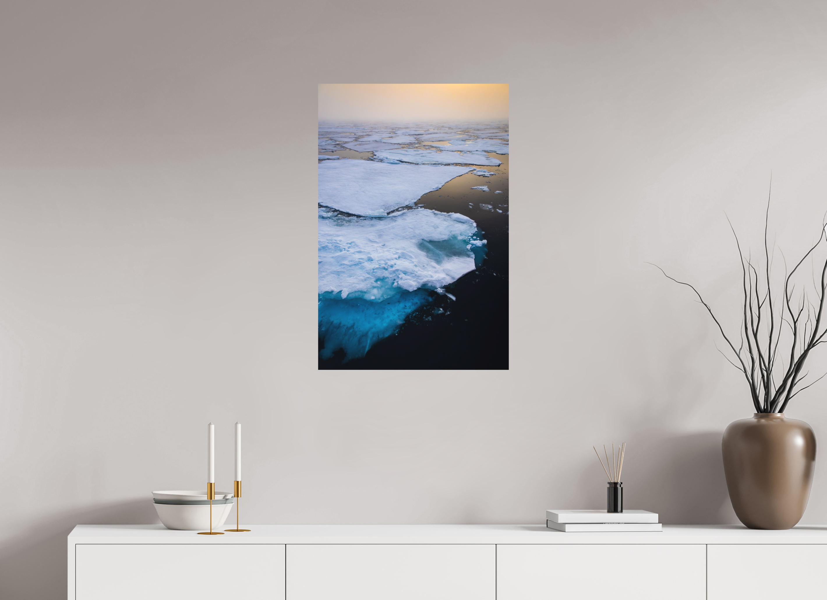 20 x 30″, Metal ARCTIC DRIFT