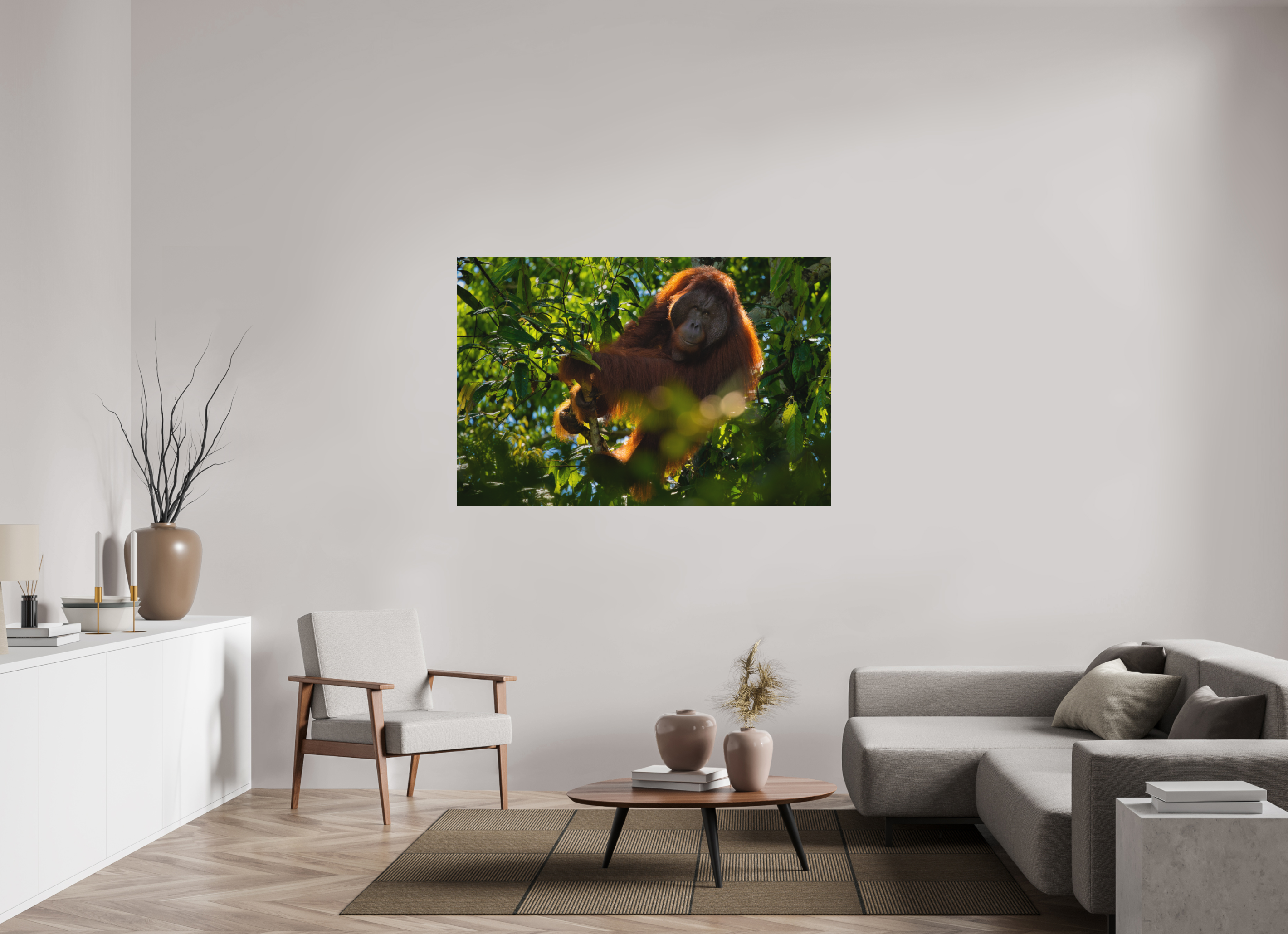 60 x 40″, Metal In the Canopy