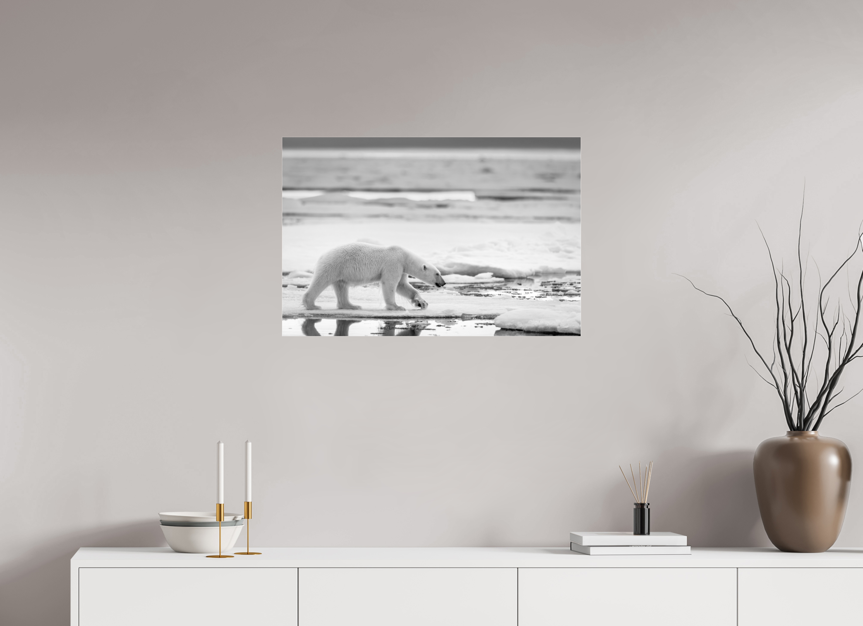 30 x 20″, acrylic FIRST ICE