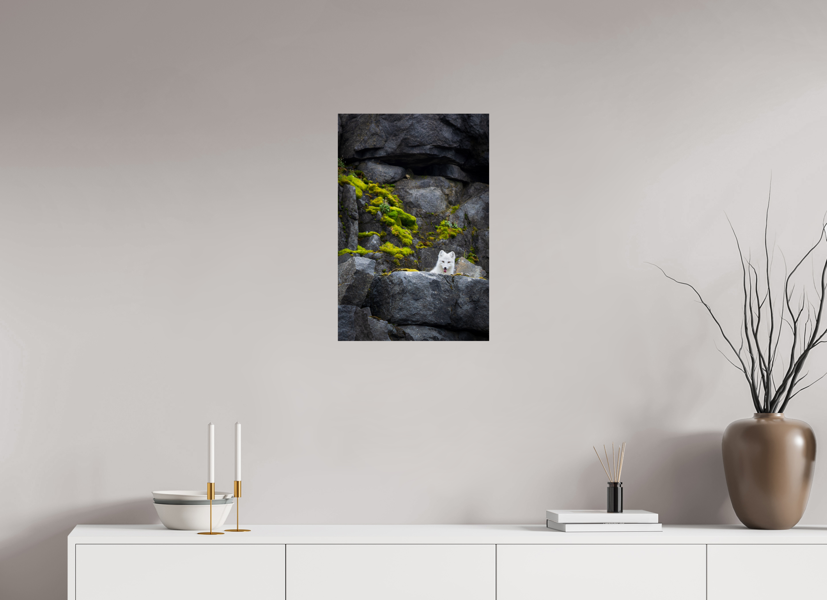 16 x 24″, Fine Art prints WHITE FOX