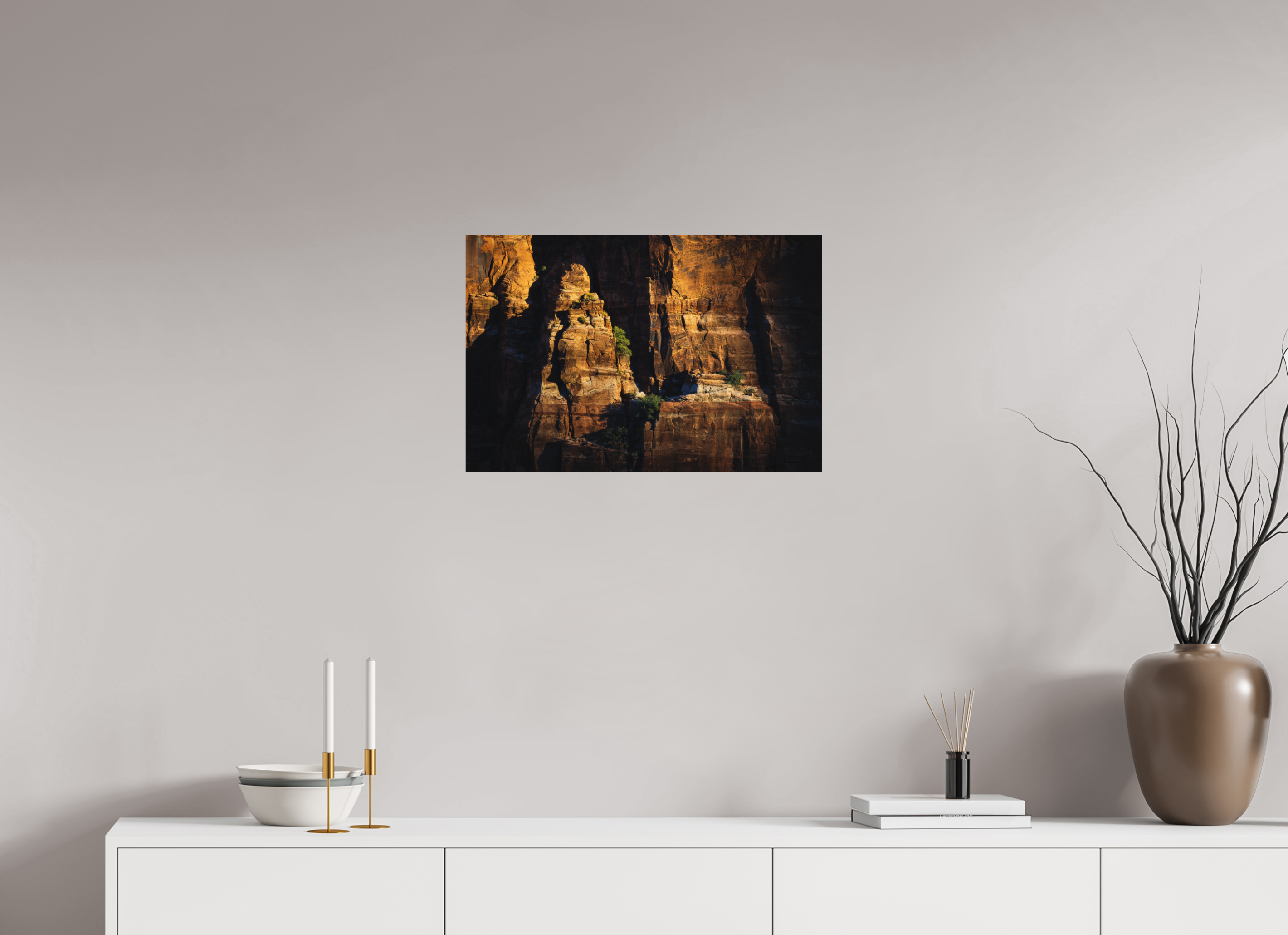 24 x 16″, Metal Canyon Walls – Southwest Desert Fine Art Photography Print