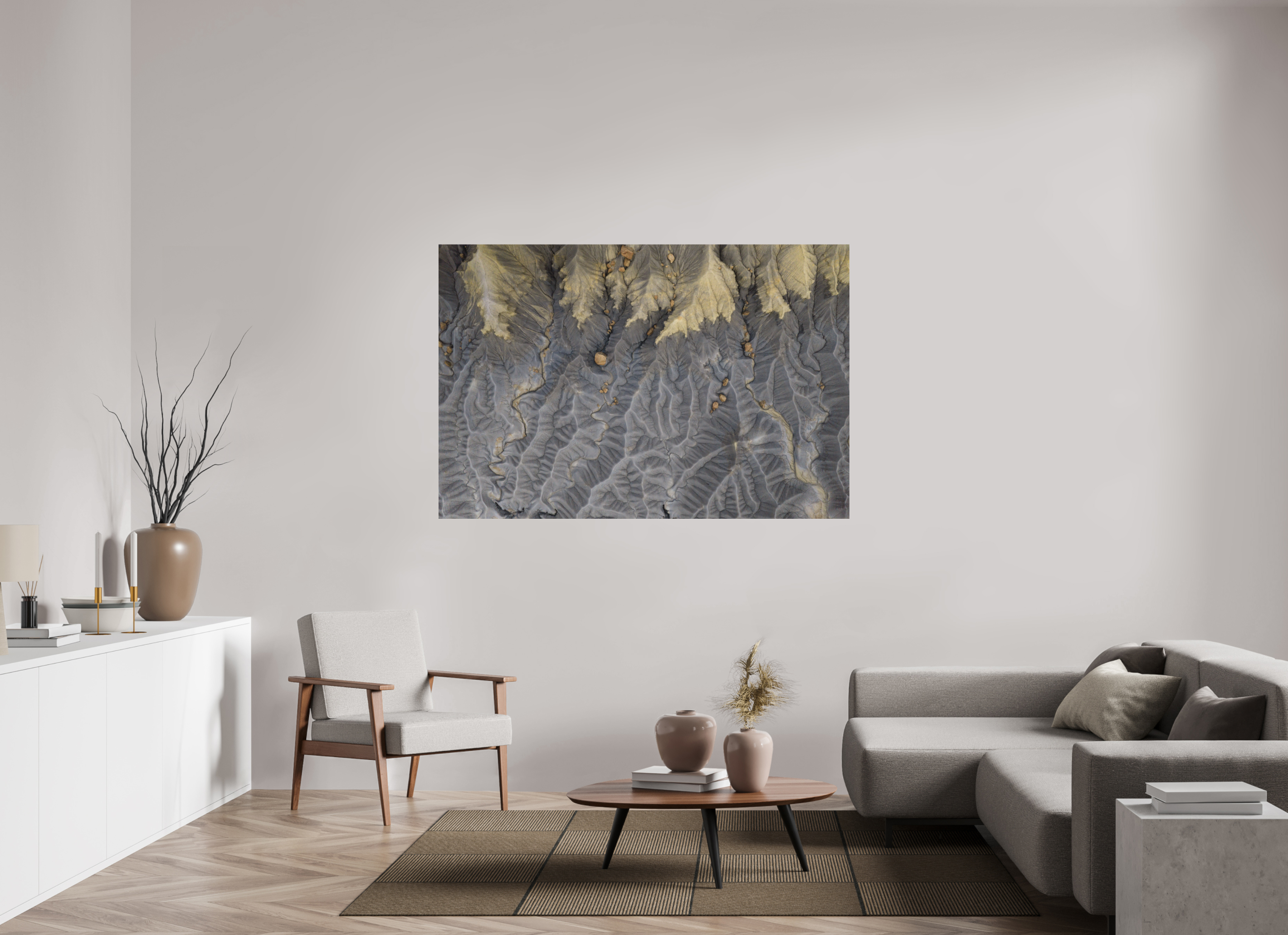 66 x 44″, Metal DESERT TAPESTRY