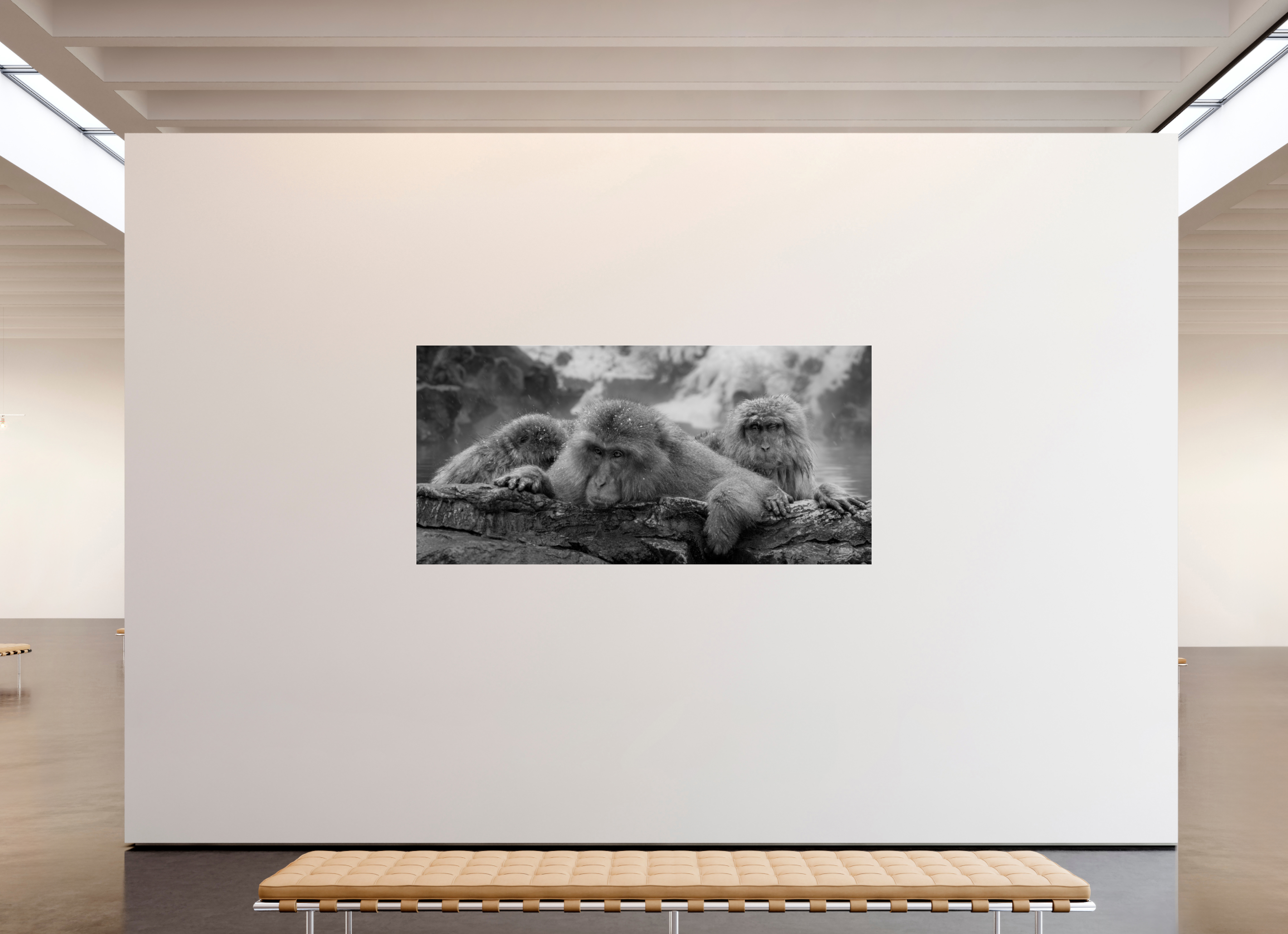 89.3 x 43″, acrylic The Huddle
