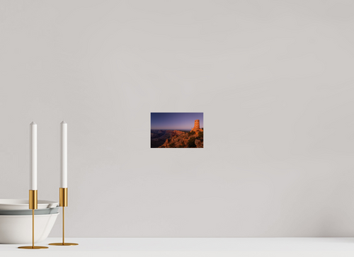 6 x 4″, Fine Art prints Desert View Watchtower at Twilight – Grand Canyon Fine Art Print