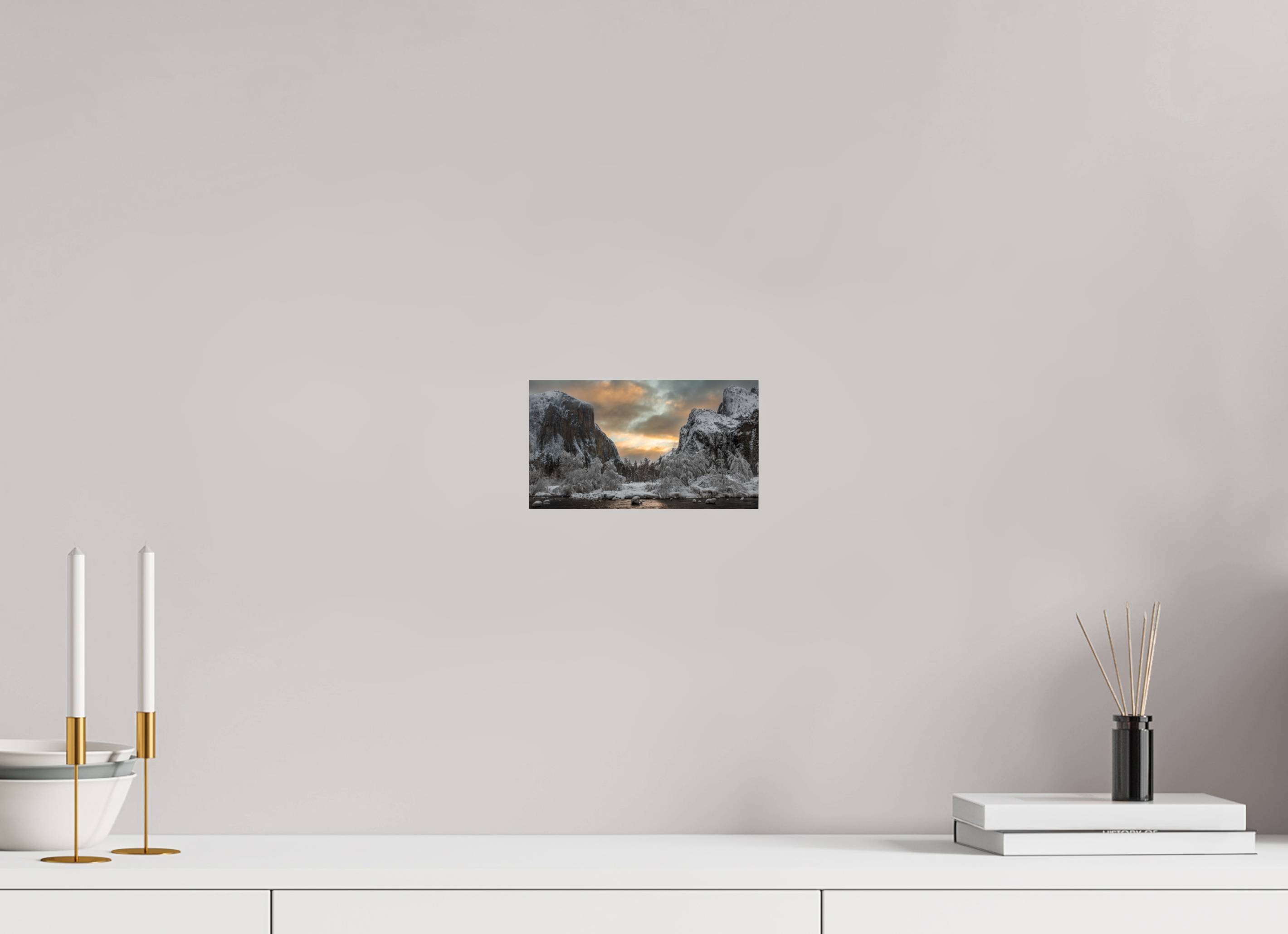 8 x 4.5″, Fine Art prints Tunnel View After the Storm