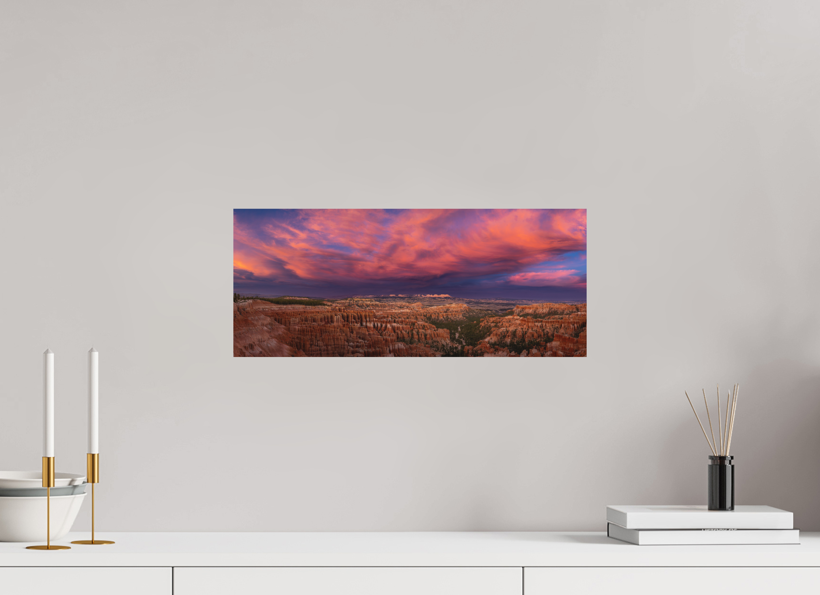 19.1 x 8″, Metal BRYCE PANORAMA