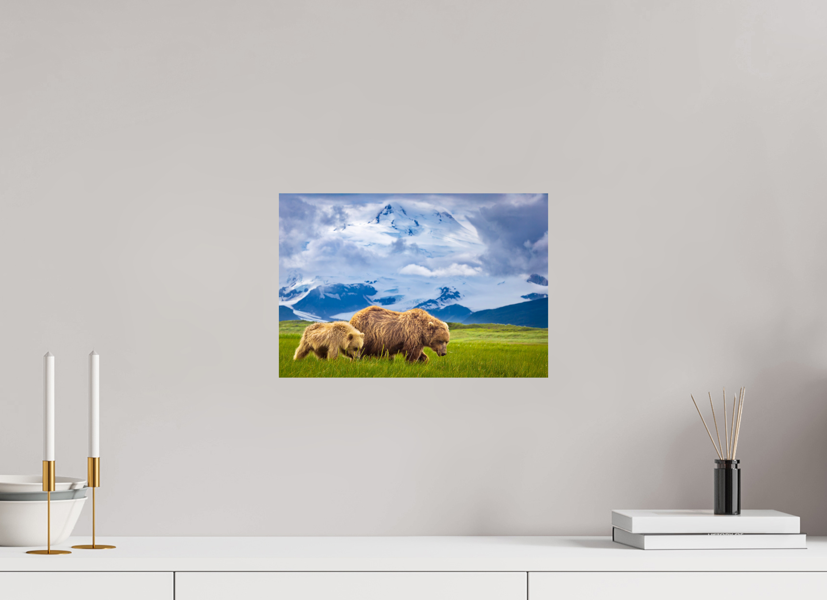 14.6 x 10″, Fine Art prints Coastal Bears