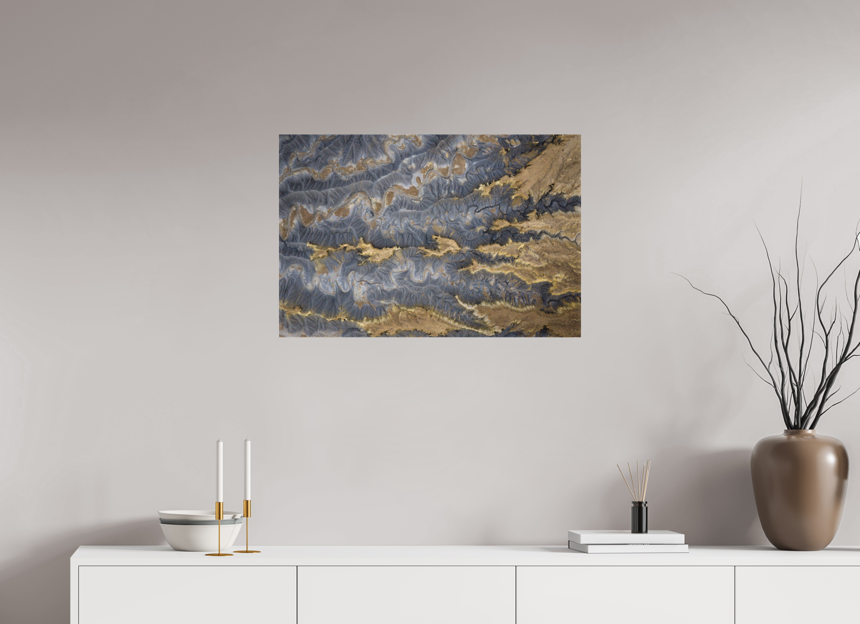 30 x 20″, Canvas ERODED EARTH