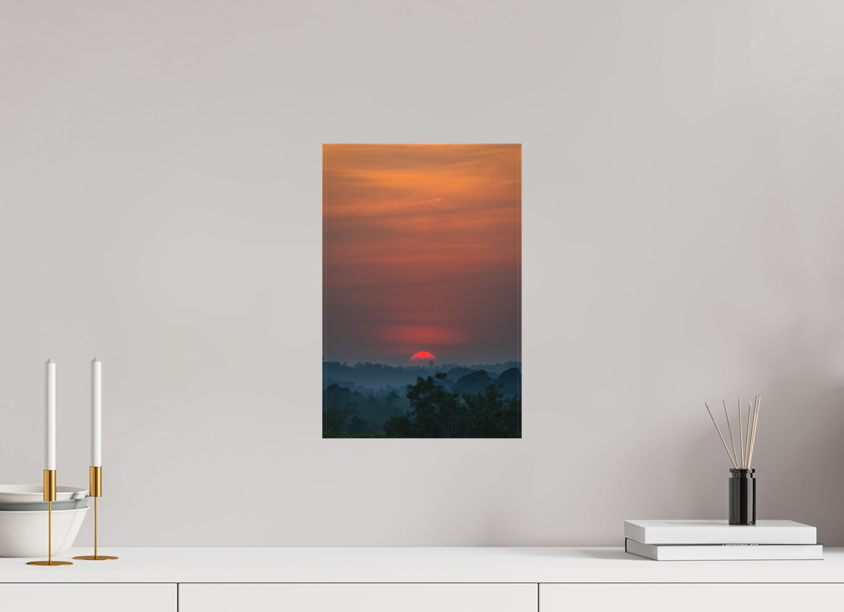 10 x 15″, Canvas Rainforest Dawn