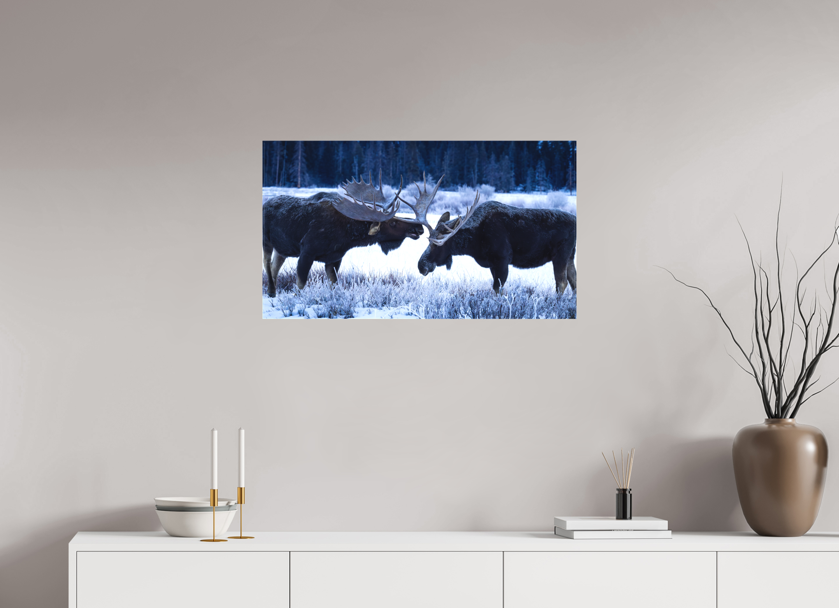 32 x 18″, Canvas FROSTBOUND