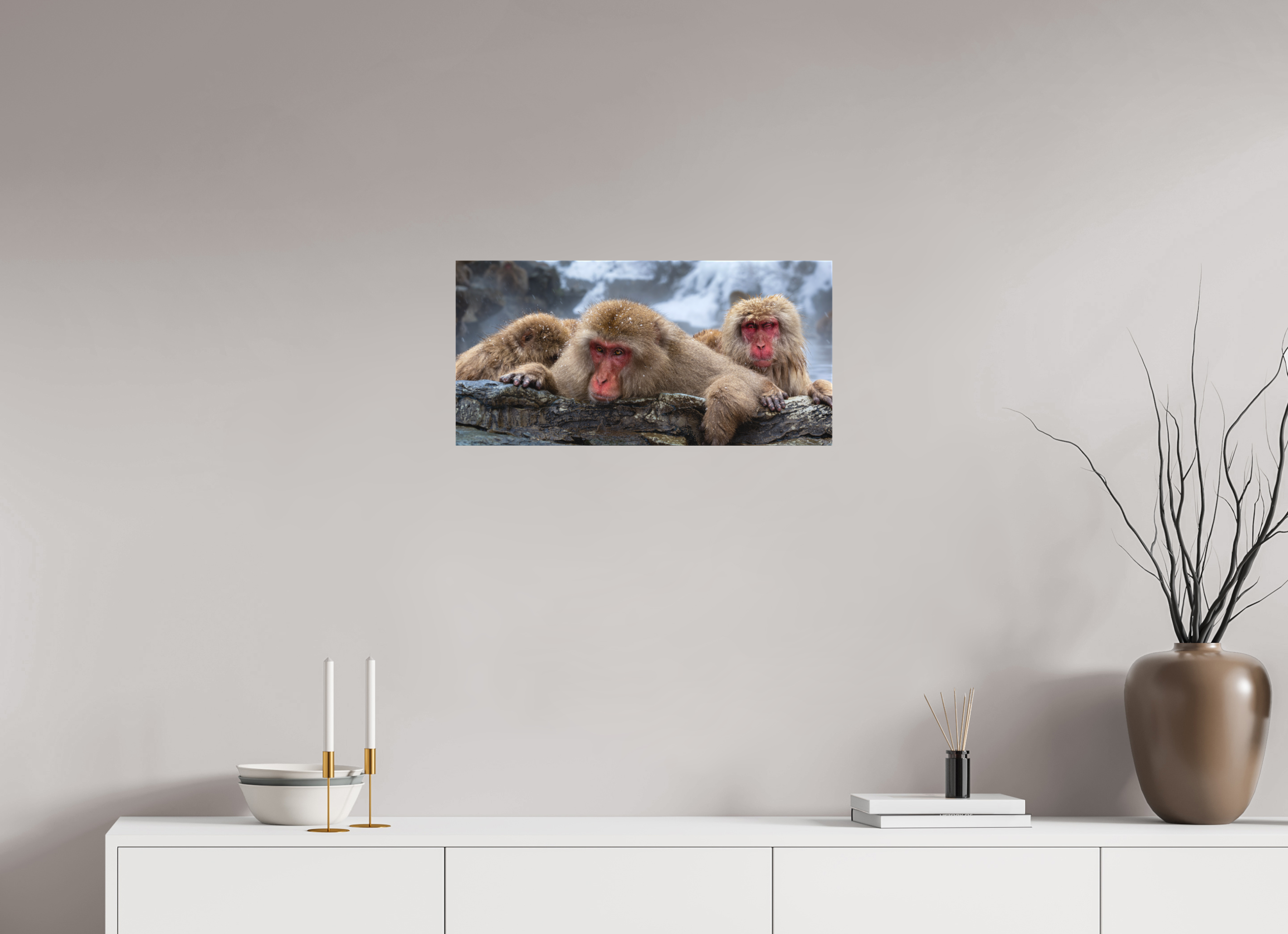 24.9 x 12″, Canvas The Huddle
