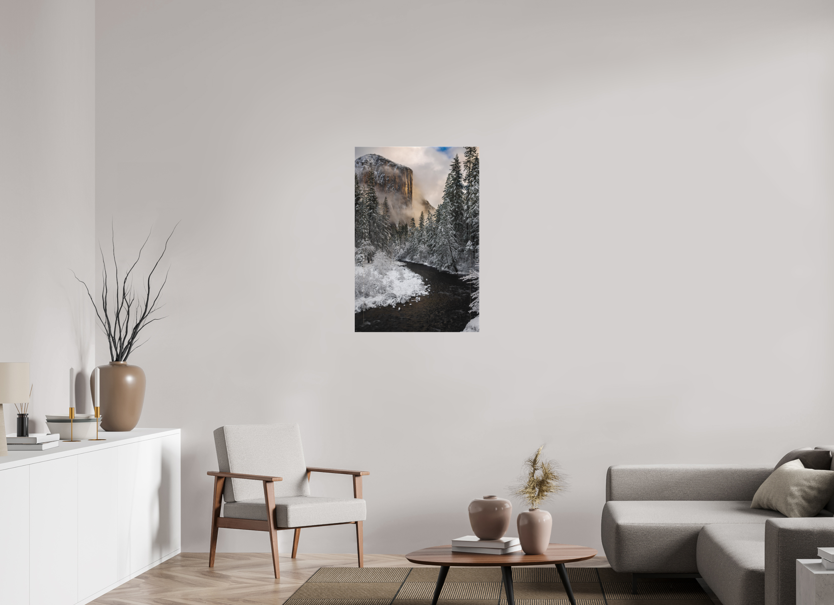 24 x 36″, Canvas El Capitan and the Merced, After the Storm