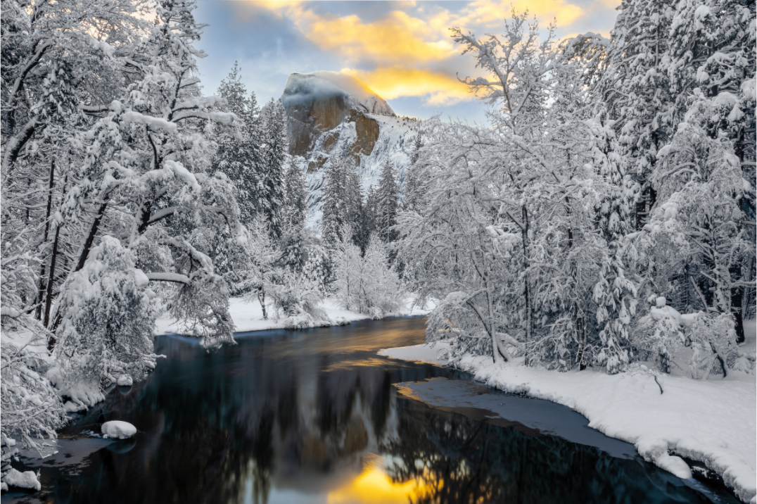 Main image Half Dome at Dawn, Sentinel Bridge
