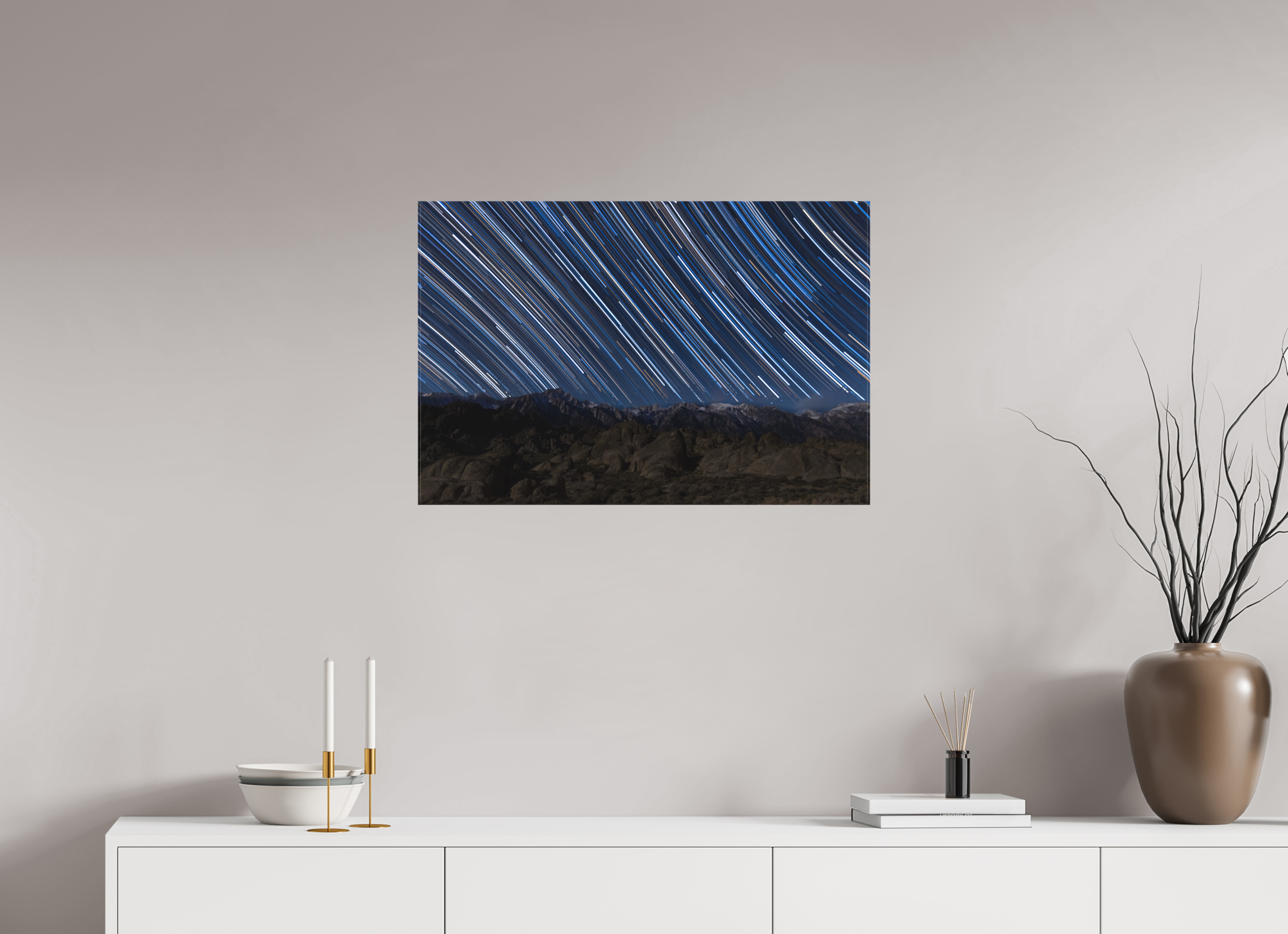 30 x 20″, Canvas STAR TRAILS