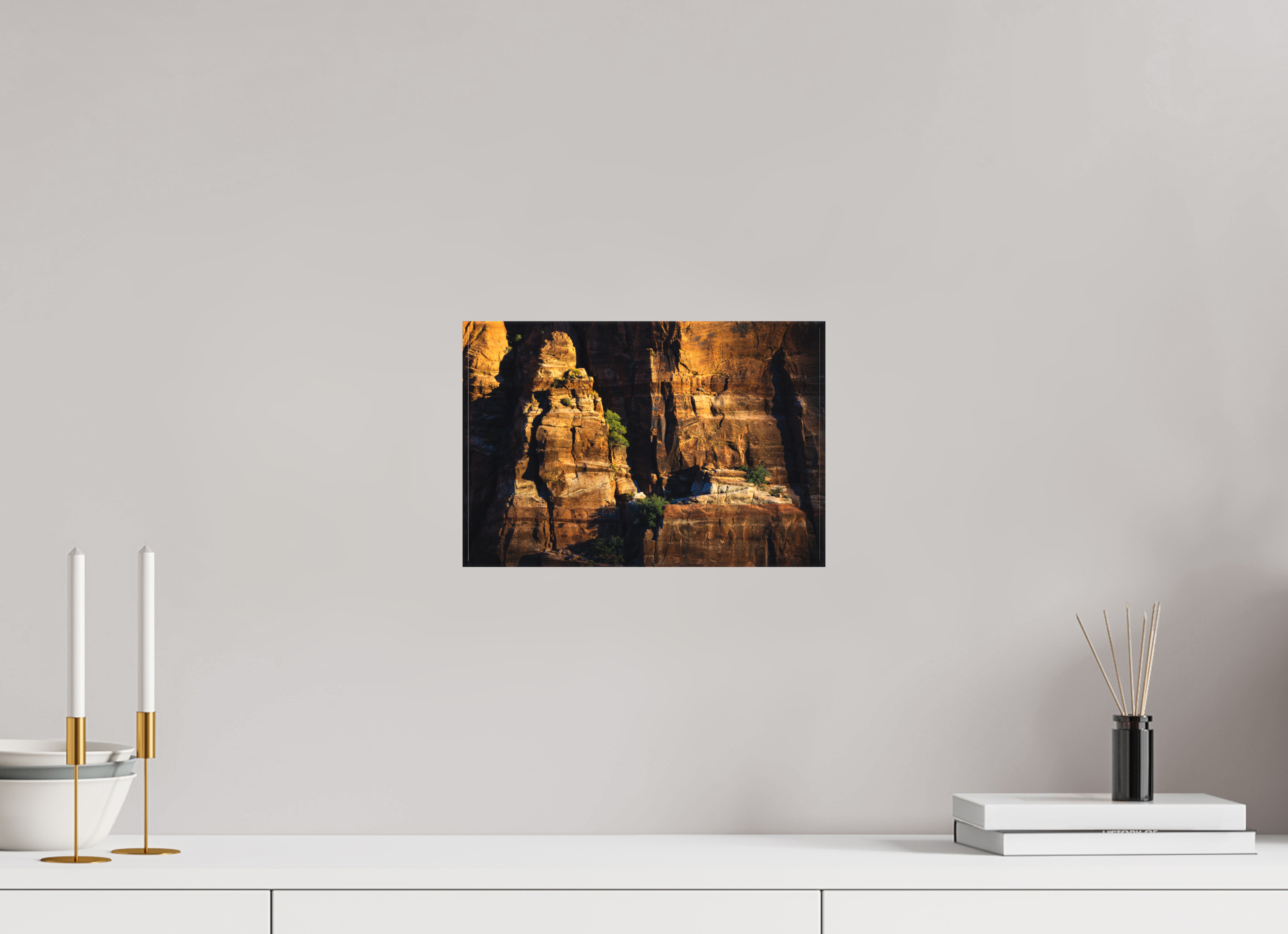 12 x 8″, Canvas Canyon Walls – Southwest Desert Fine Art Photography Print