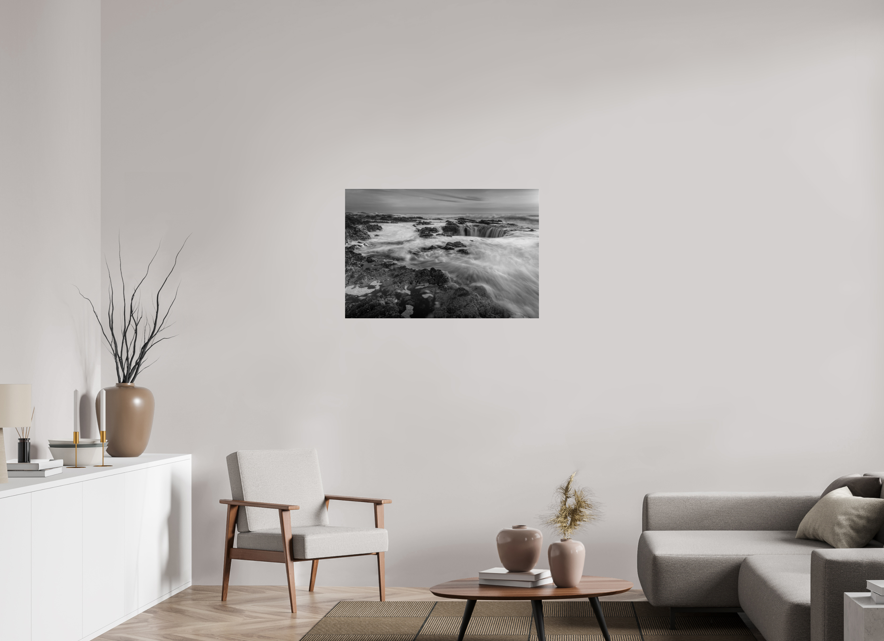 36 x 24″, acrylic Thor's Well