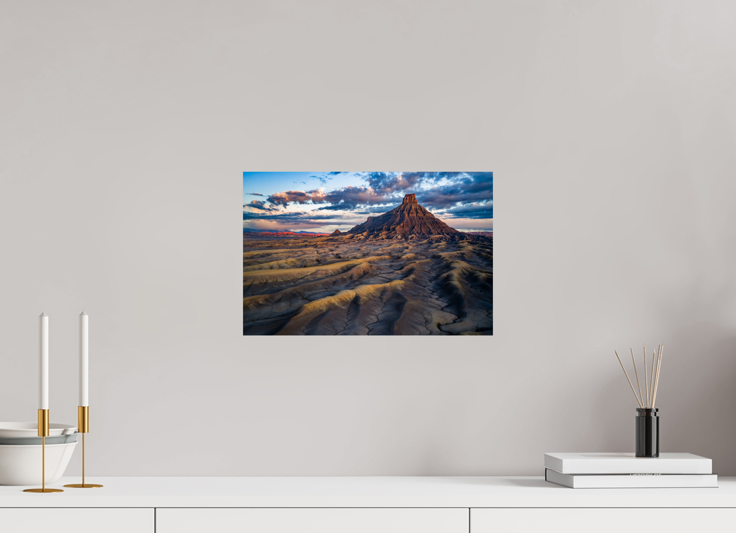 15.2 x 10″, Fine Art prints FACTORY BUTTE AT DAWN
