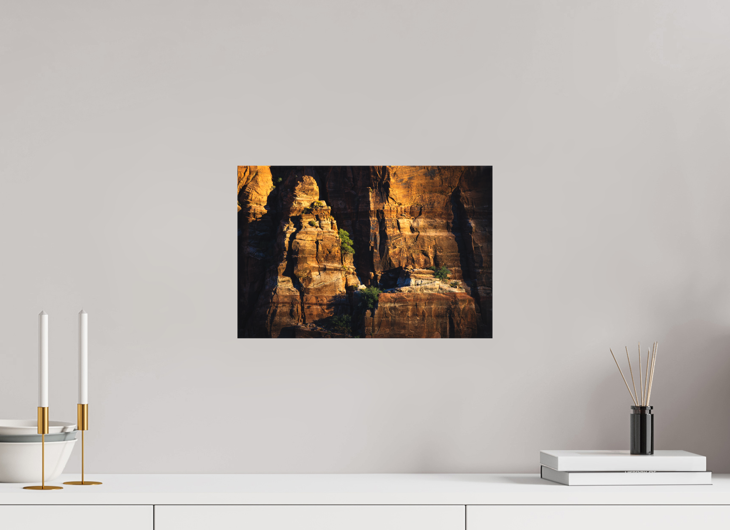 15 x 10″, Canvas Canyon Walls – Southwest Desert Fine Art Photography Print