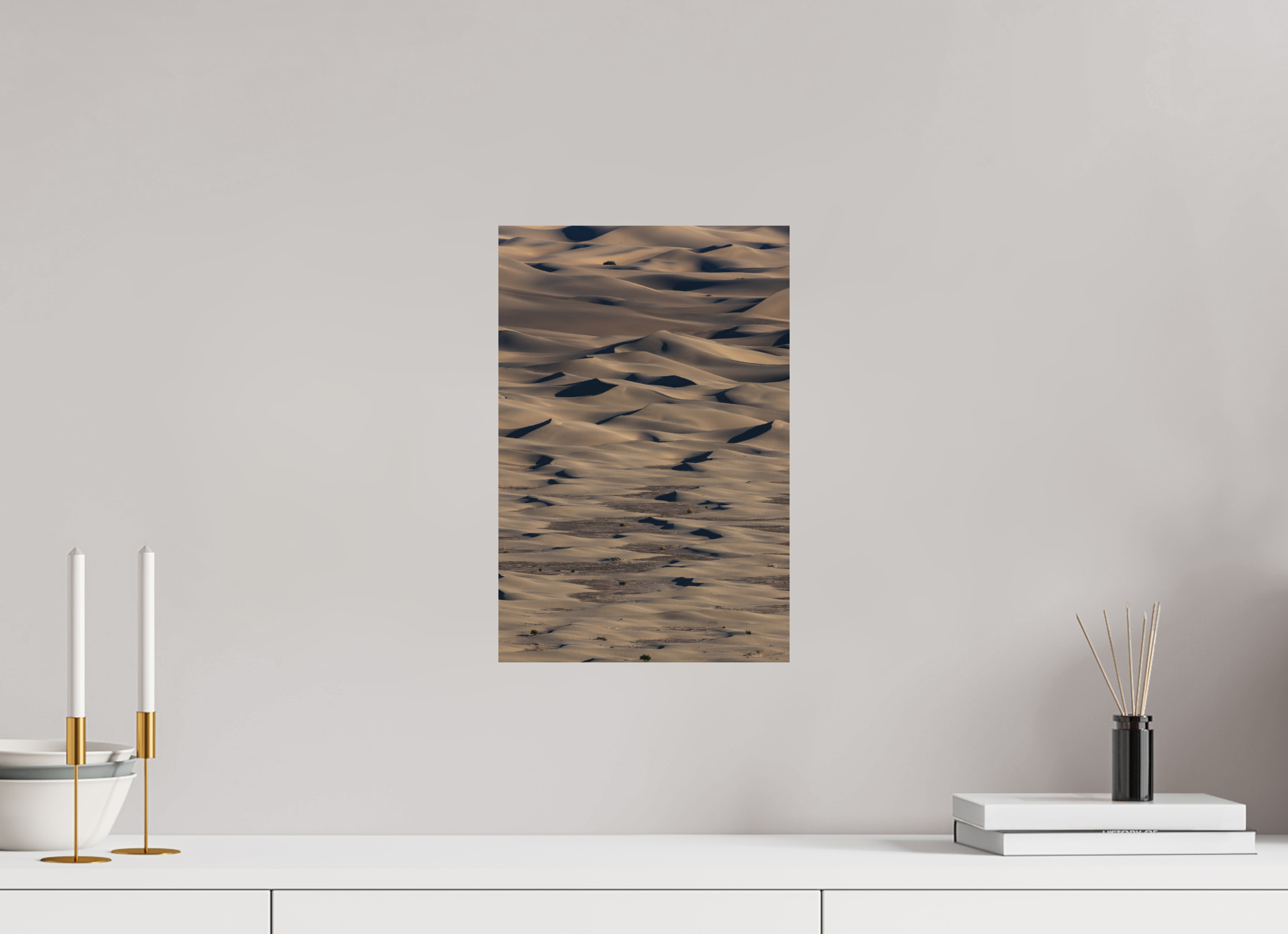 10 x 15″, Metal DUNES AT DUSK