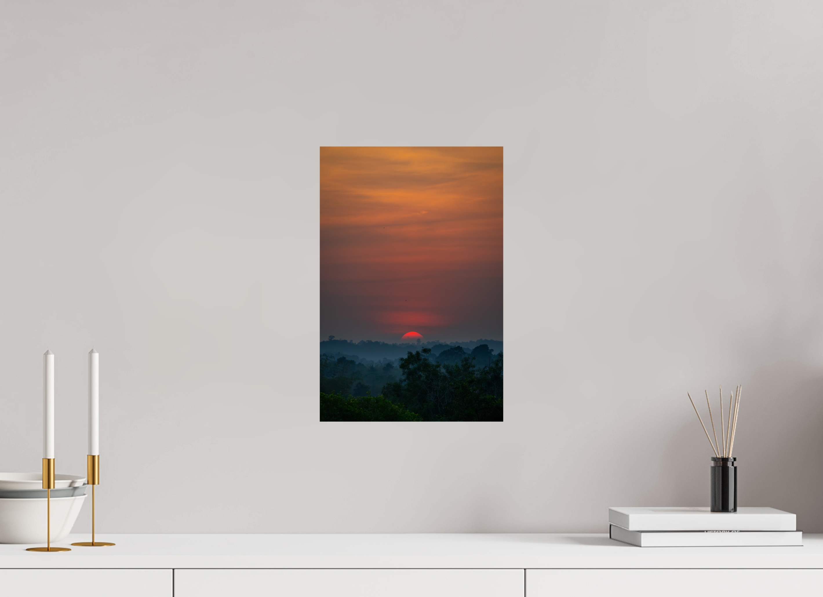 10 x 15″, Fine Art prints Rainforest Dawn