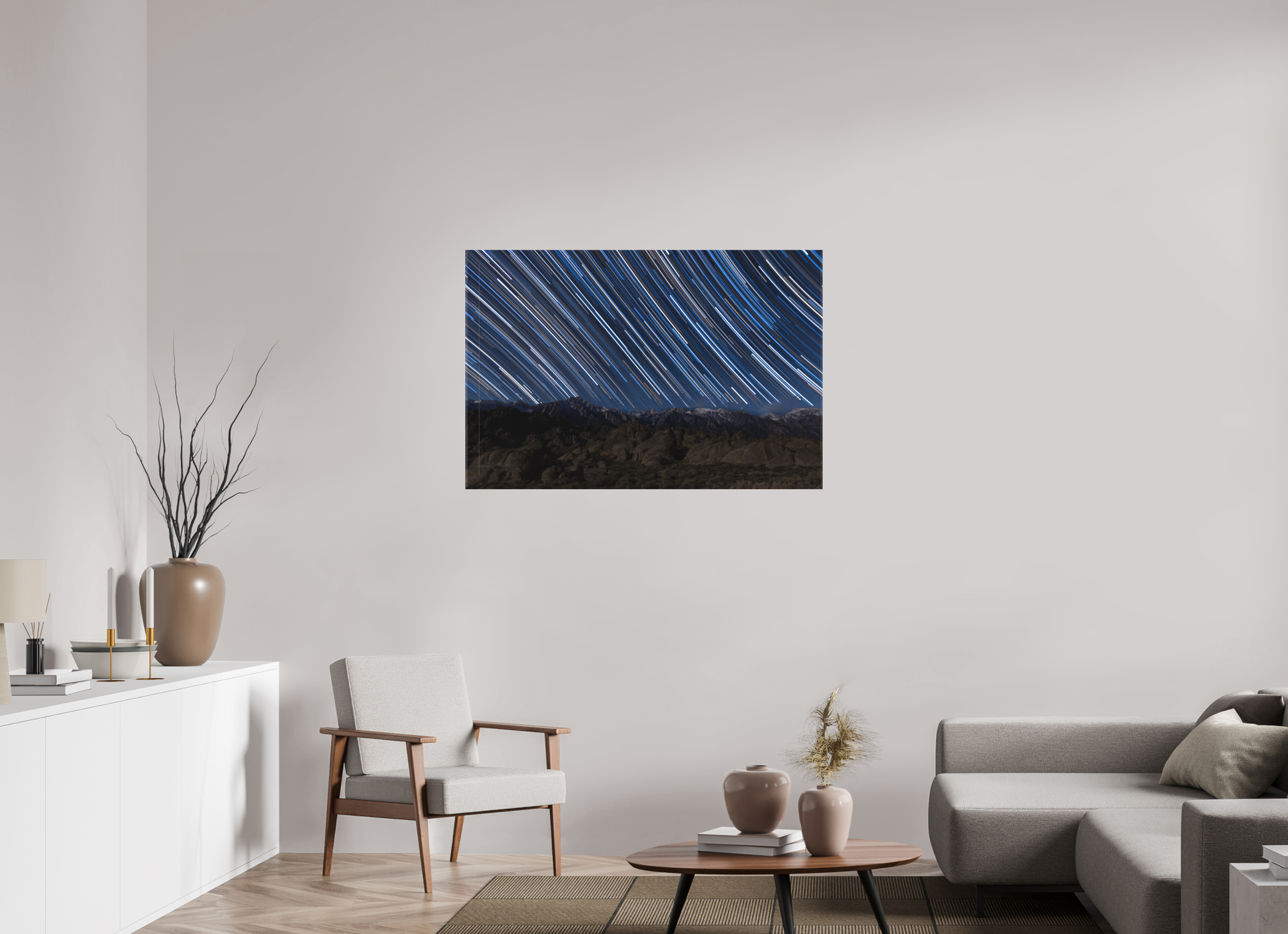 45 x 30″, Canvas STAR TRAILS