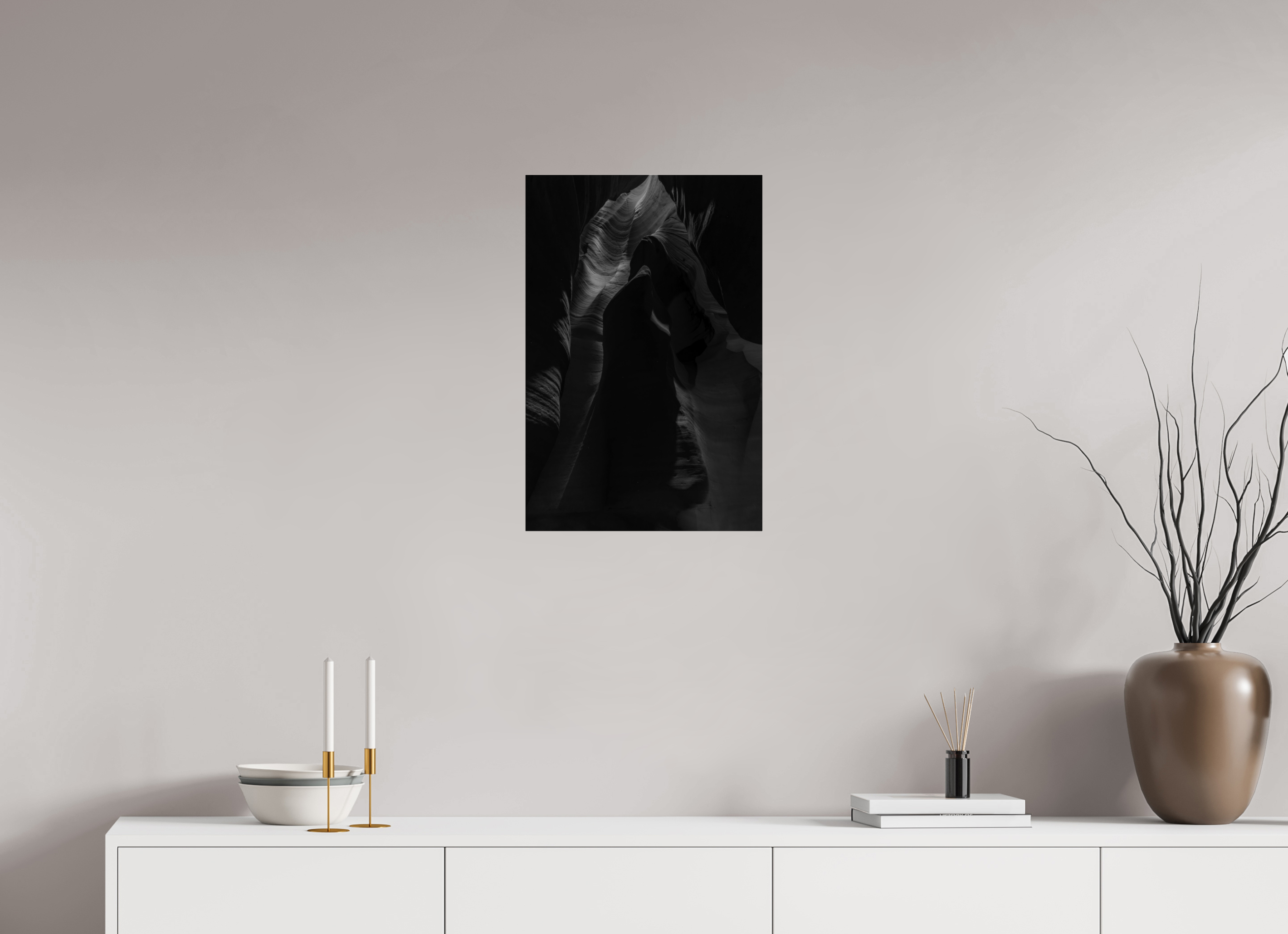 16 x 24″, acrylic Slot Canyon Glow – Antelope Canyon Fine Art Photography Print