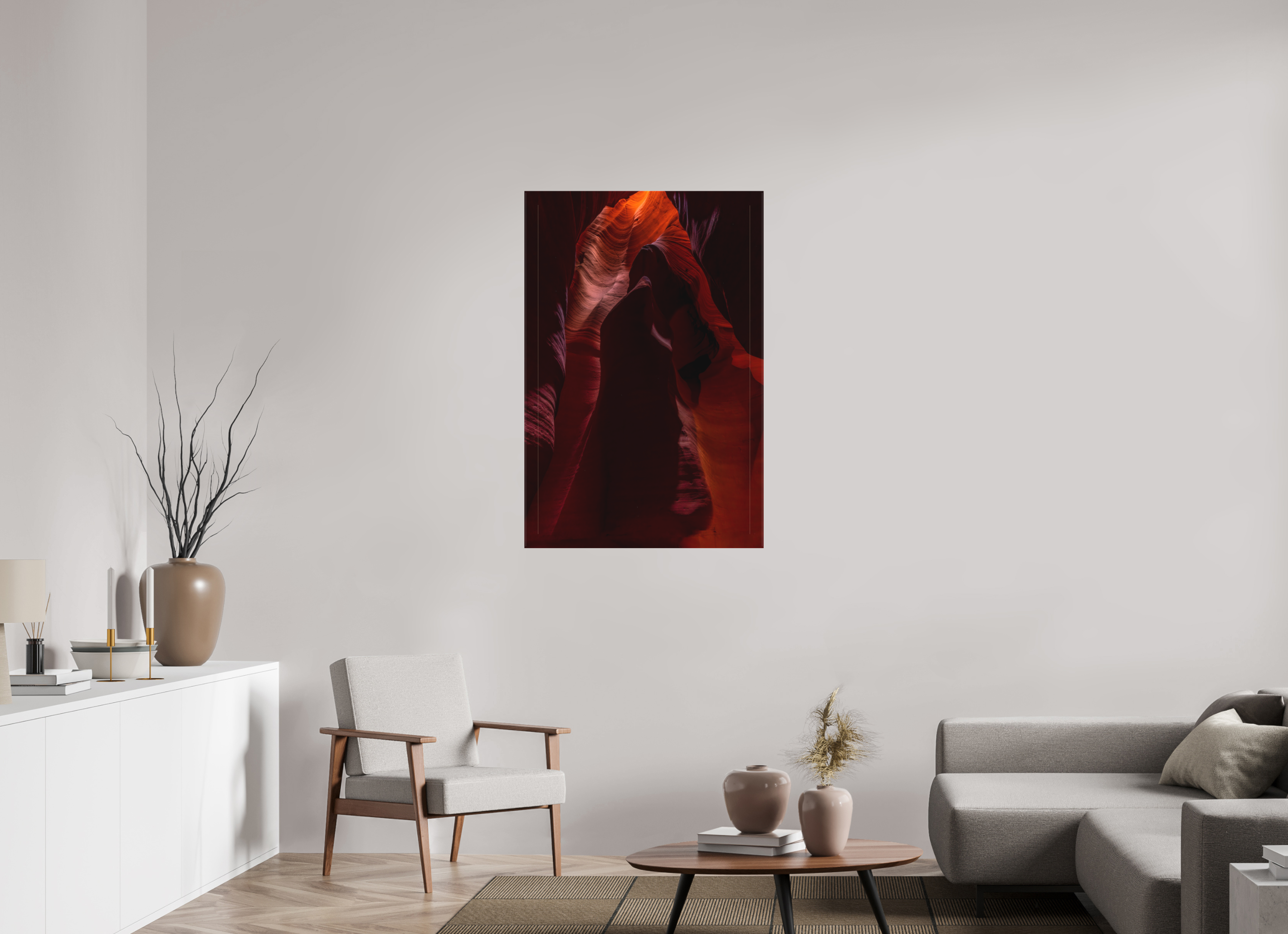 30 x 45″, Canvas Slot Canyon Glow – Antelope Canyon Fine Art Photography Print