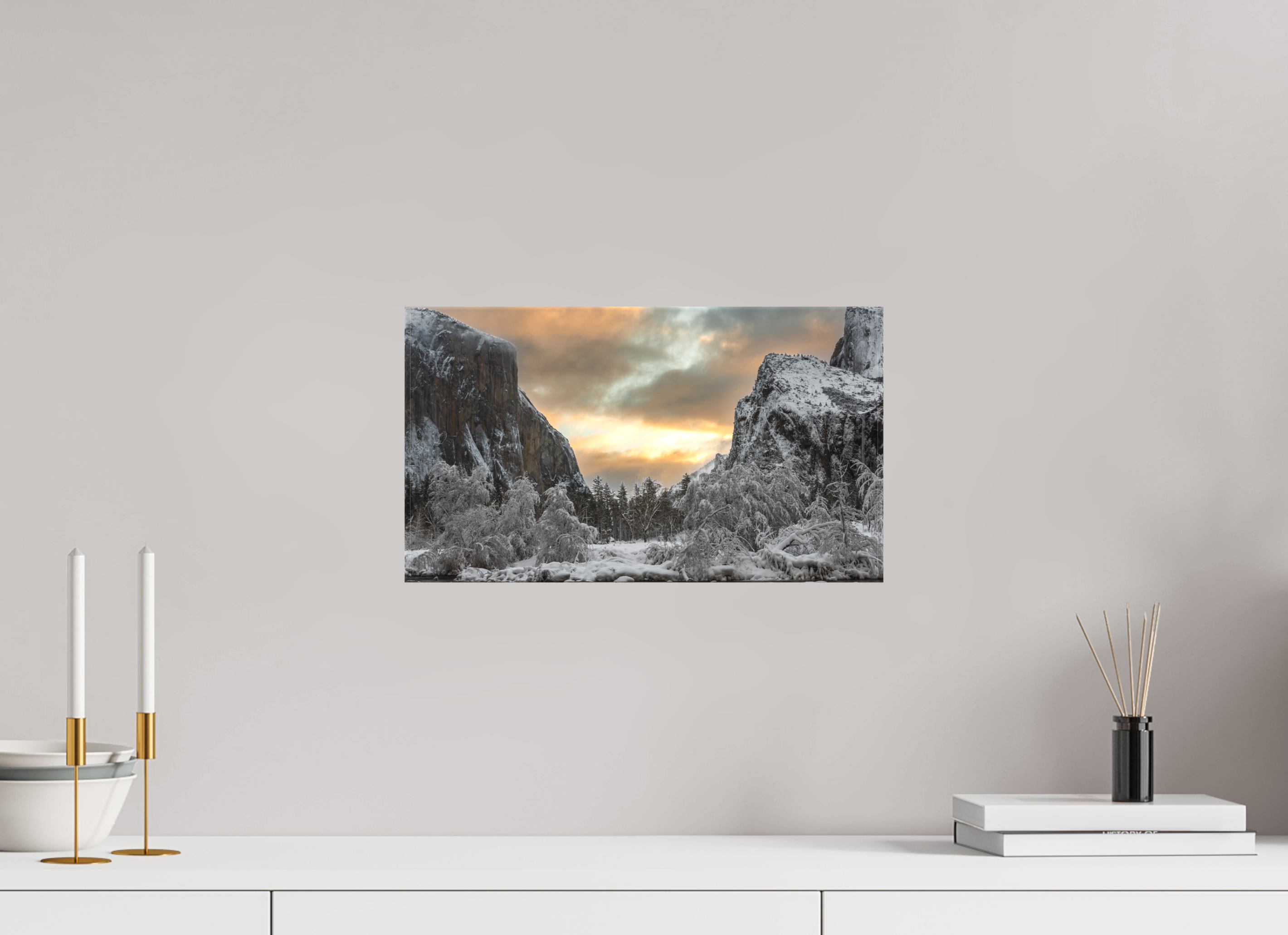 16 x 9″, Canvas Tunnel View After the Storm