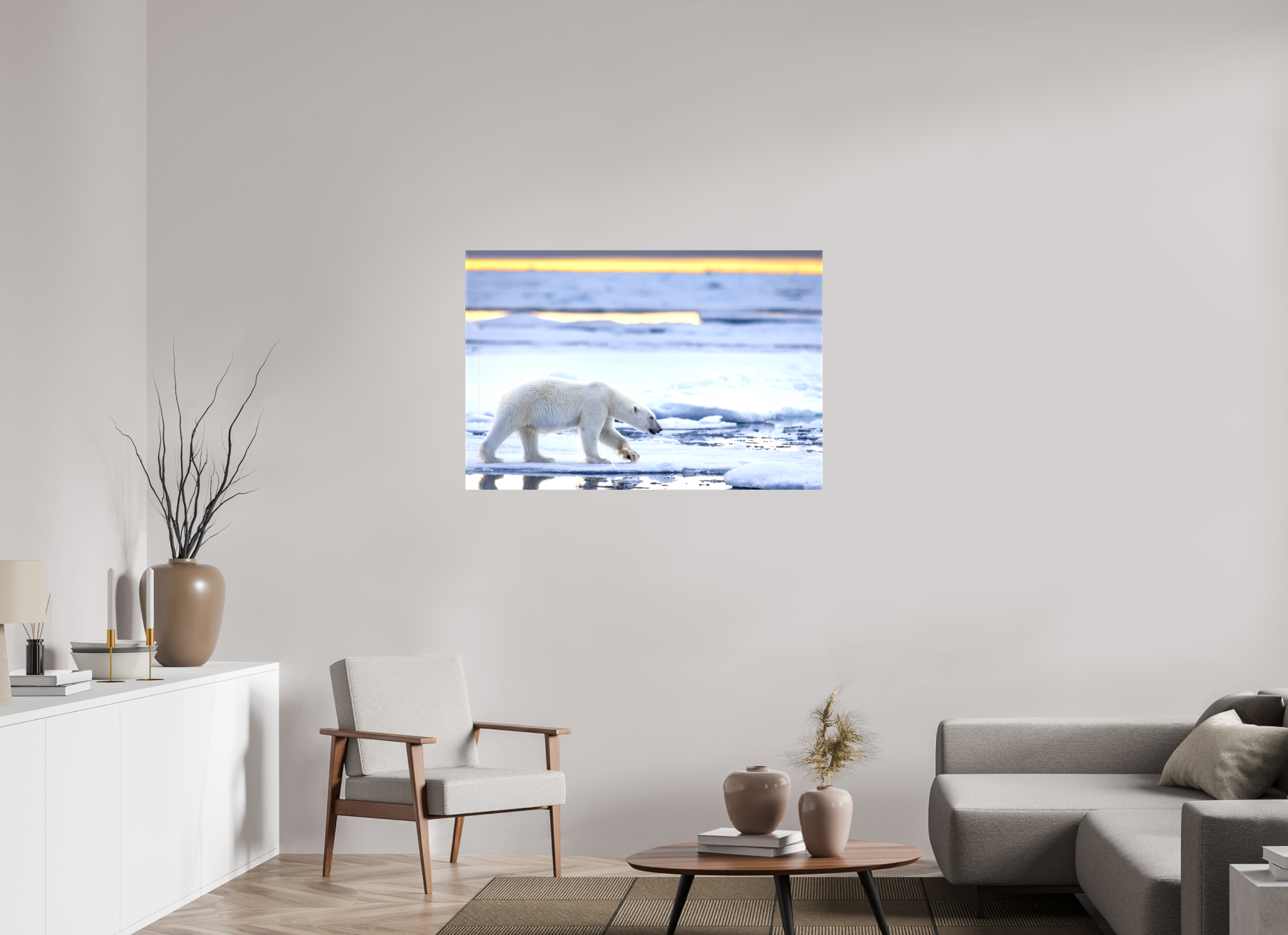 45 x 30″, Canvas FIRST ICE