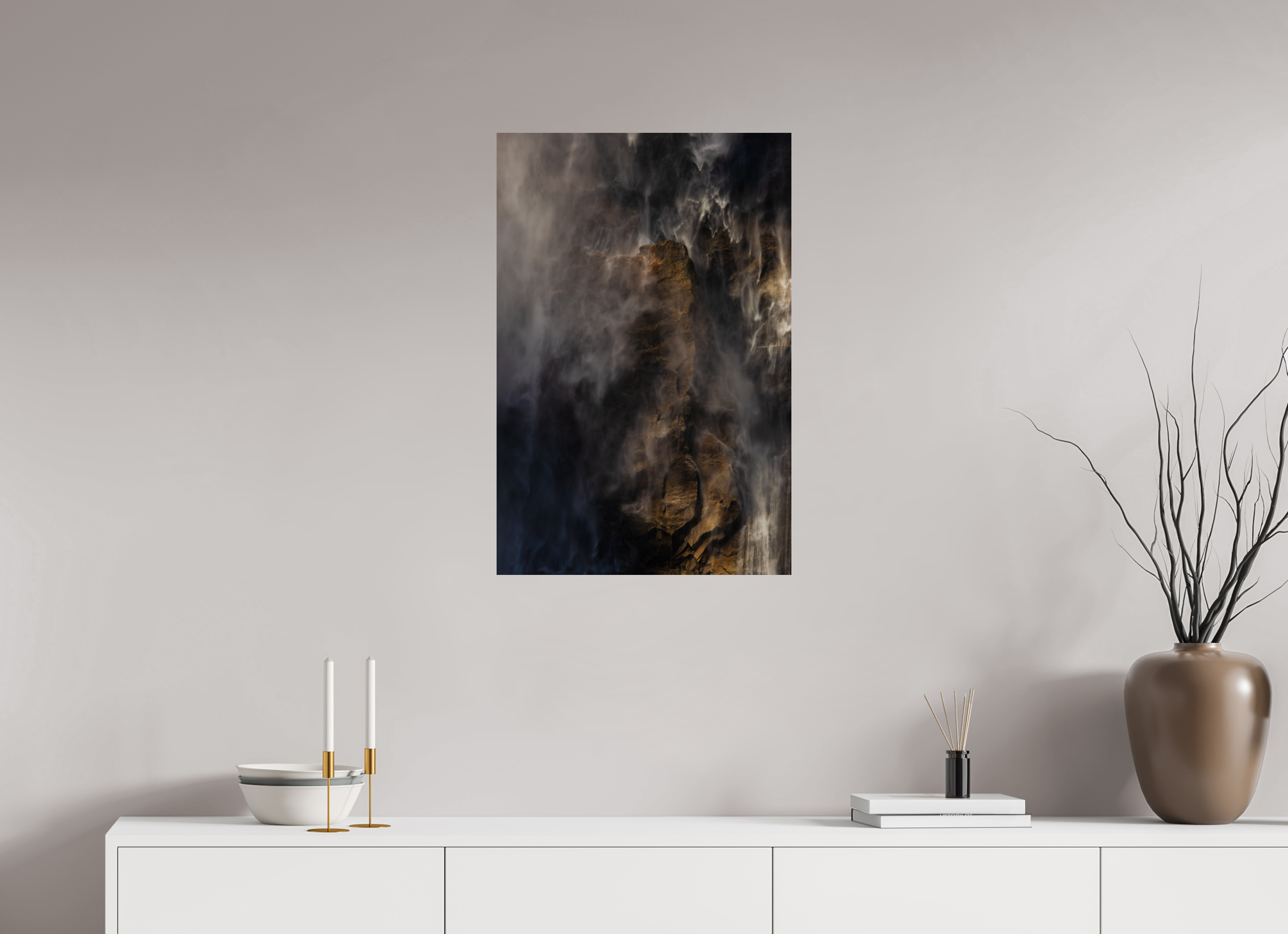 20 x 30″, Fine Art prints Rock and Veil