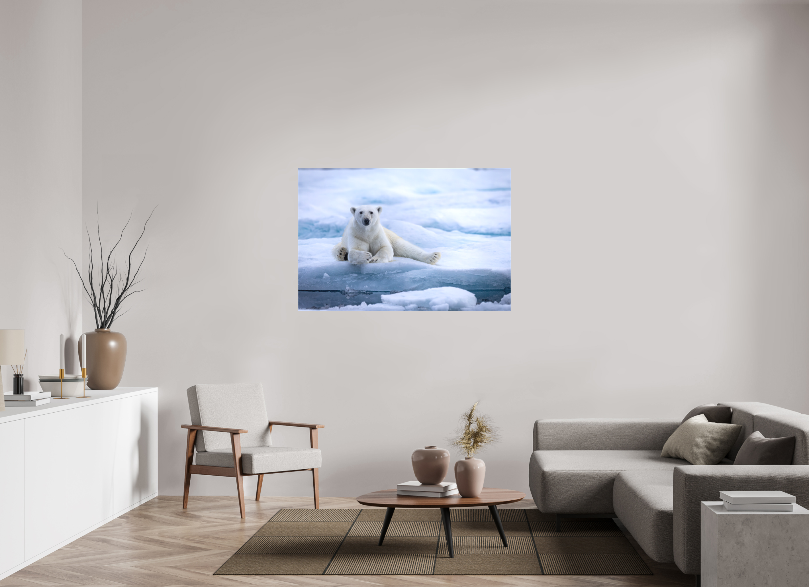 54 x 36″, Canvas ICE THRONE