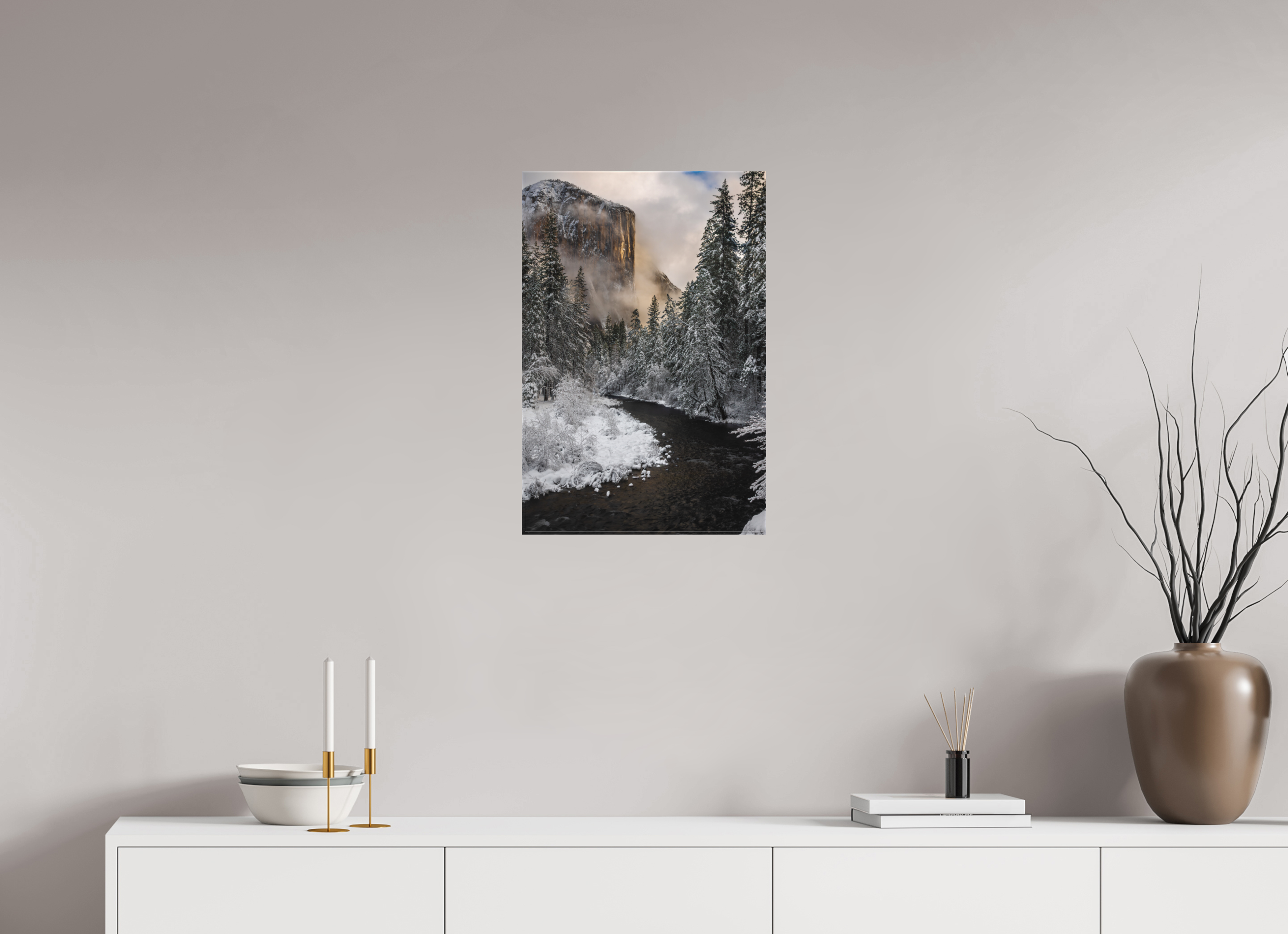 16 x 24″, Canvas El Capitan and the Merced, After the Storm