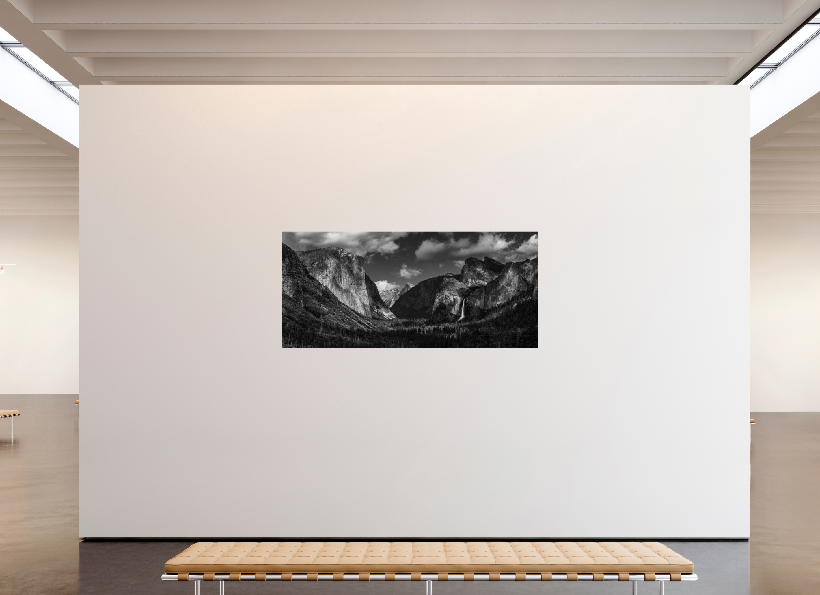 79.3 x 36″, Fine Art prints tunnel view, silver