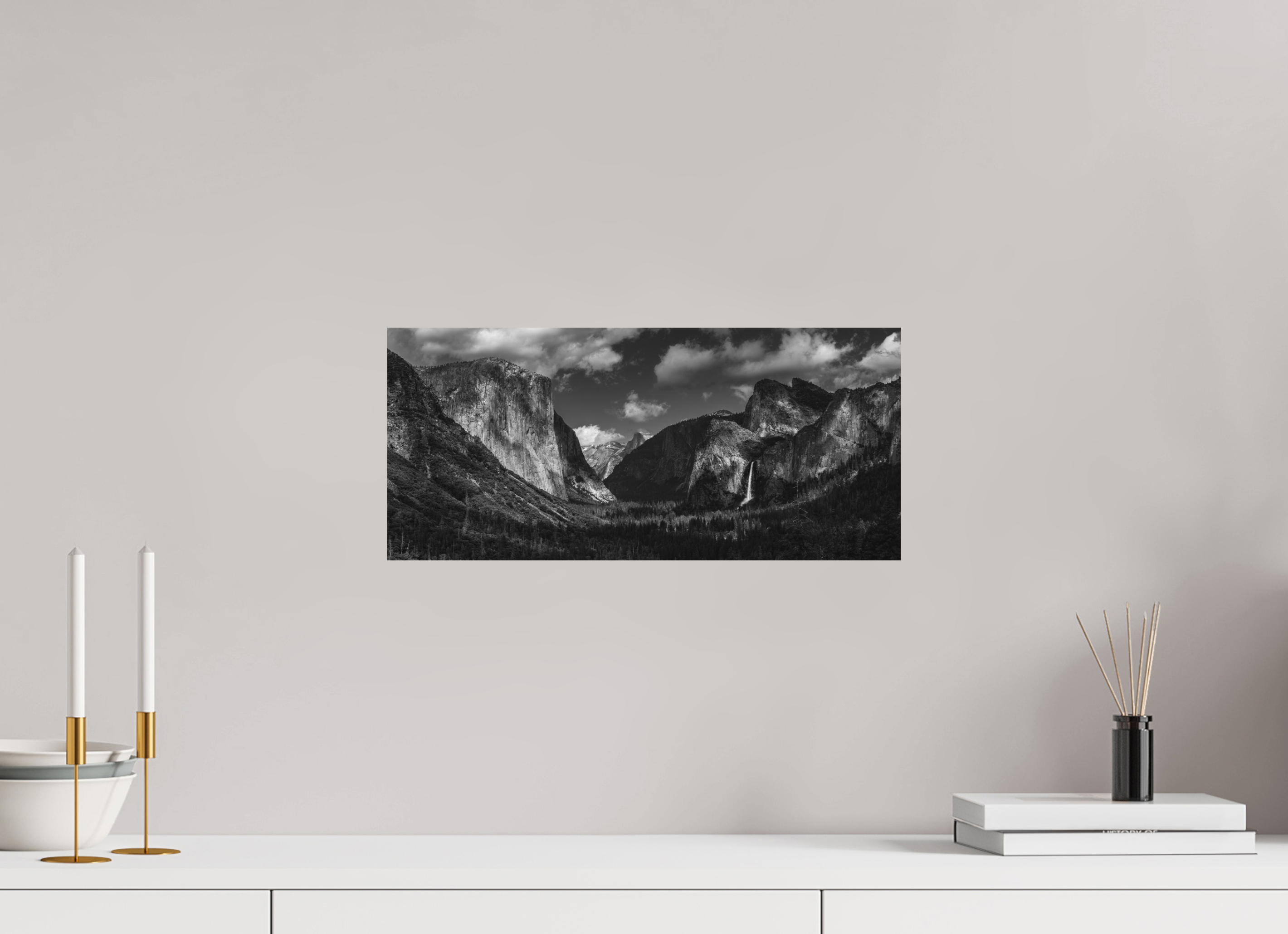 17.6 x 8″, Metal tunnel view, silver
