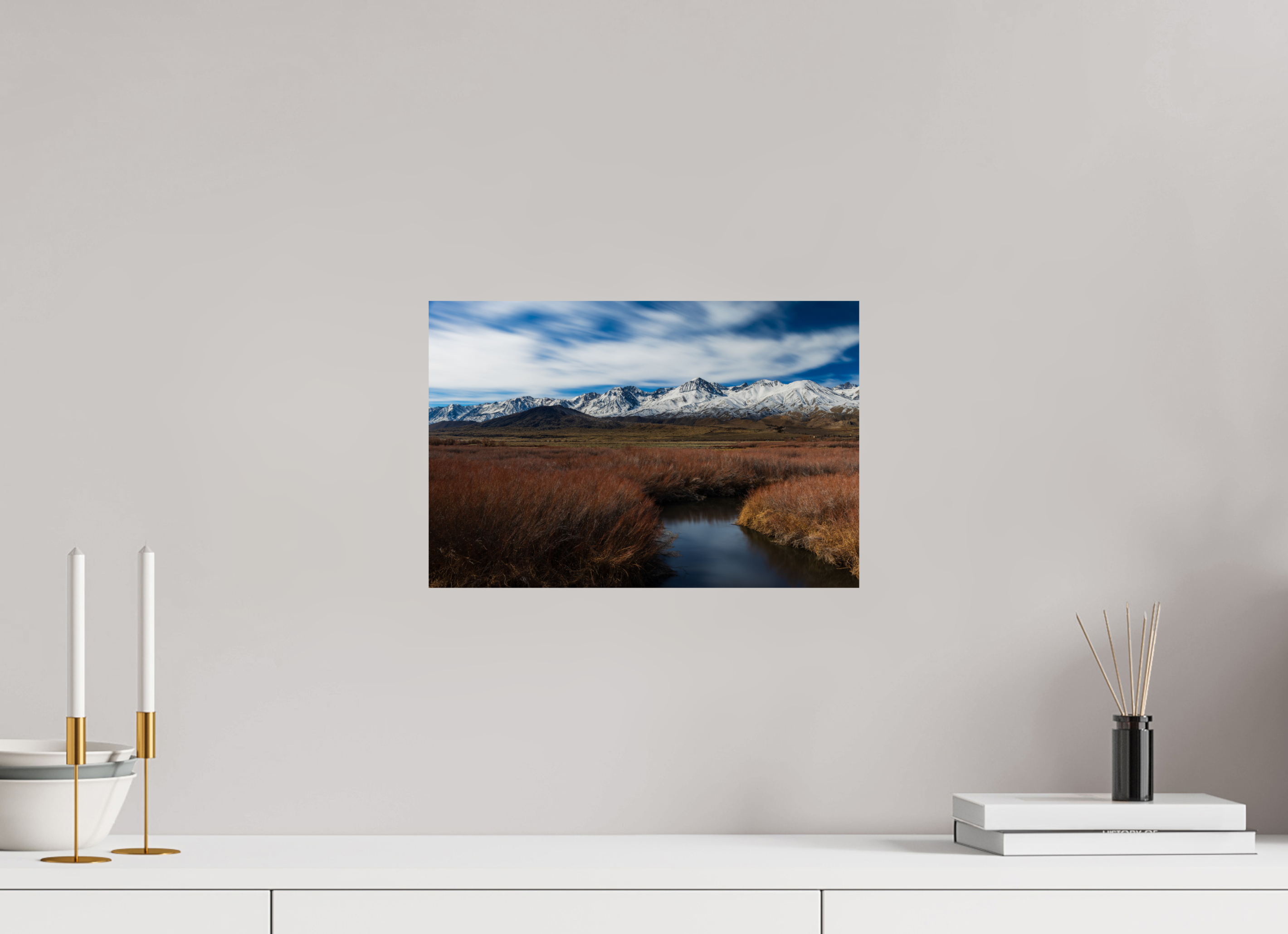 15 x 10″, Fine Art prints Eastern Sierra Autumn, Owens River
